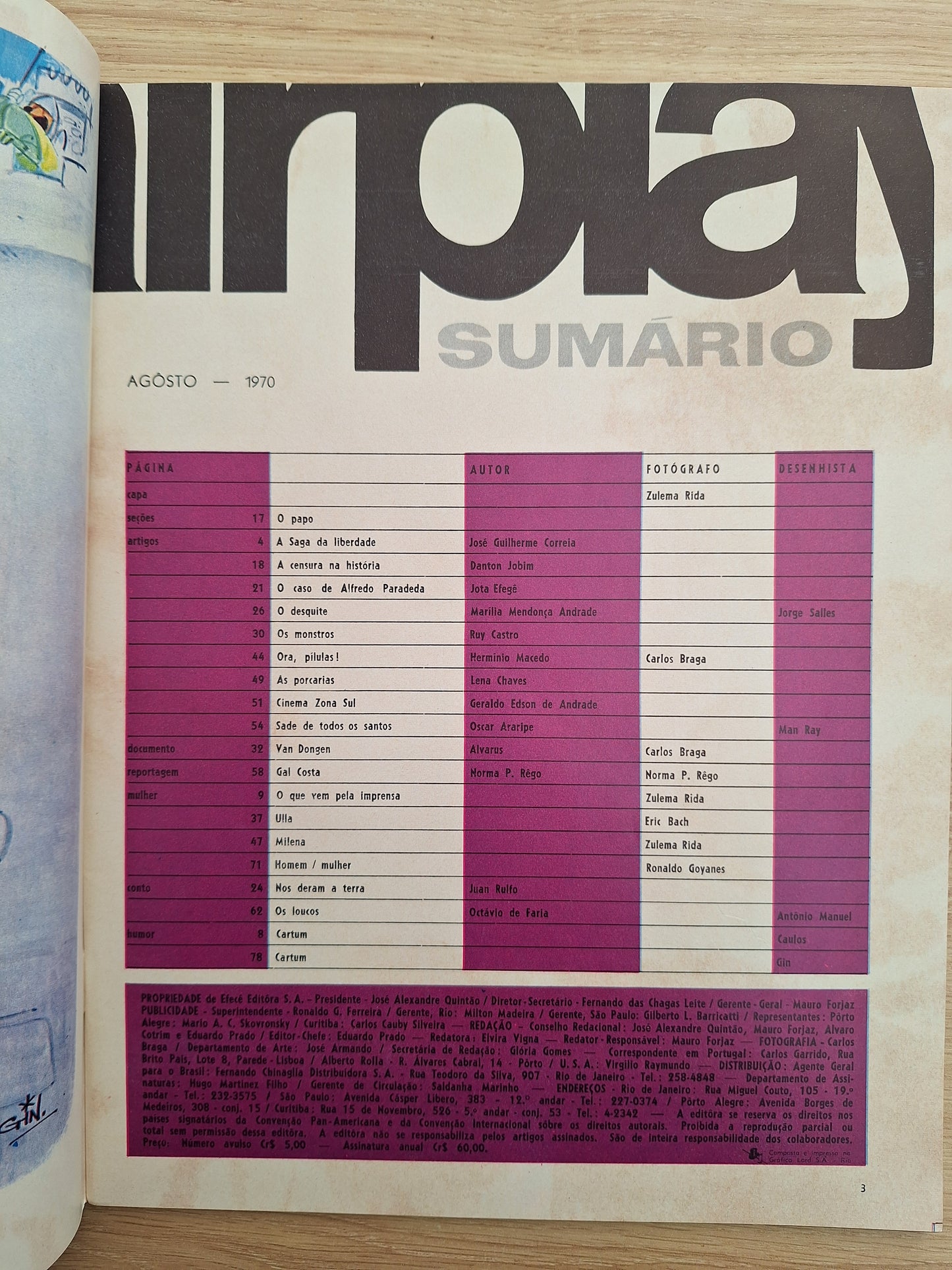 Revista Fairplay 42 (1970)