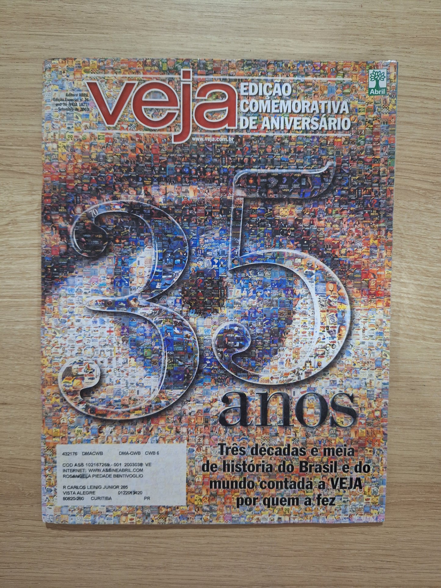 Revista Veja 1821 / 2003