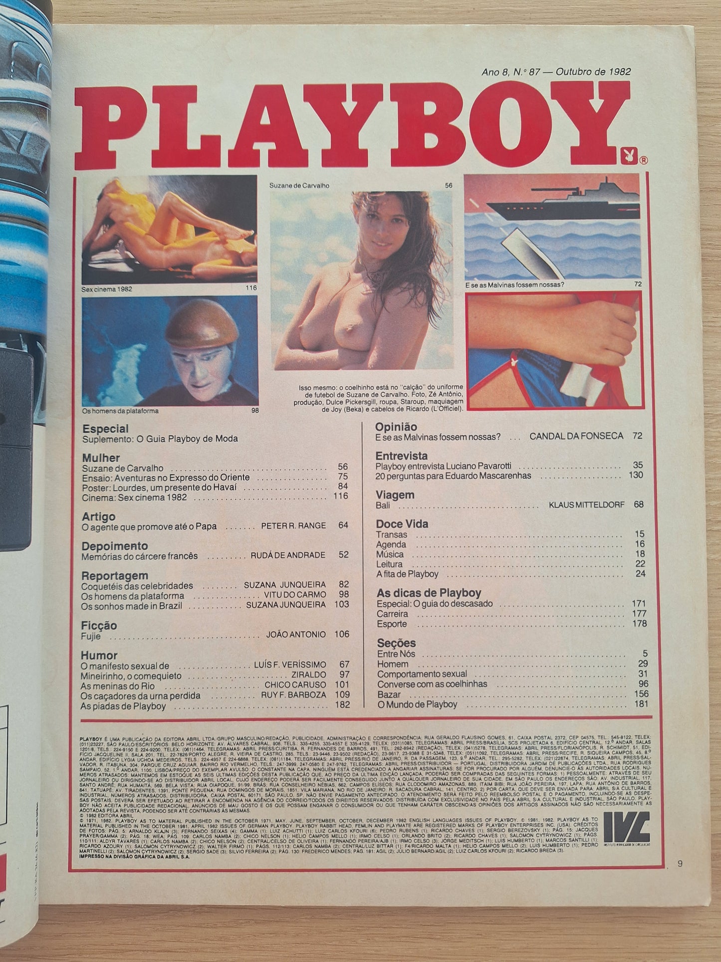 Revista Playboy 87 (1982)