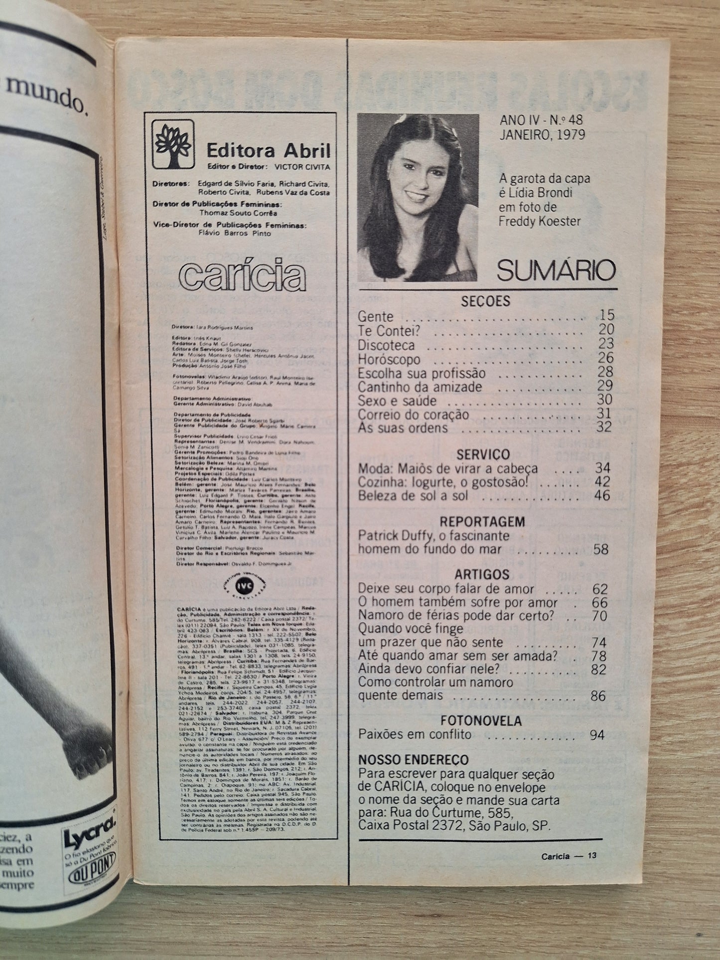 Revista Carícia Nº 48 (1979)