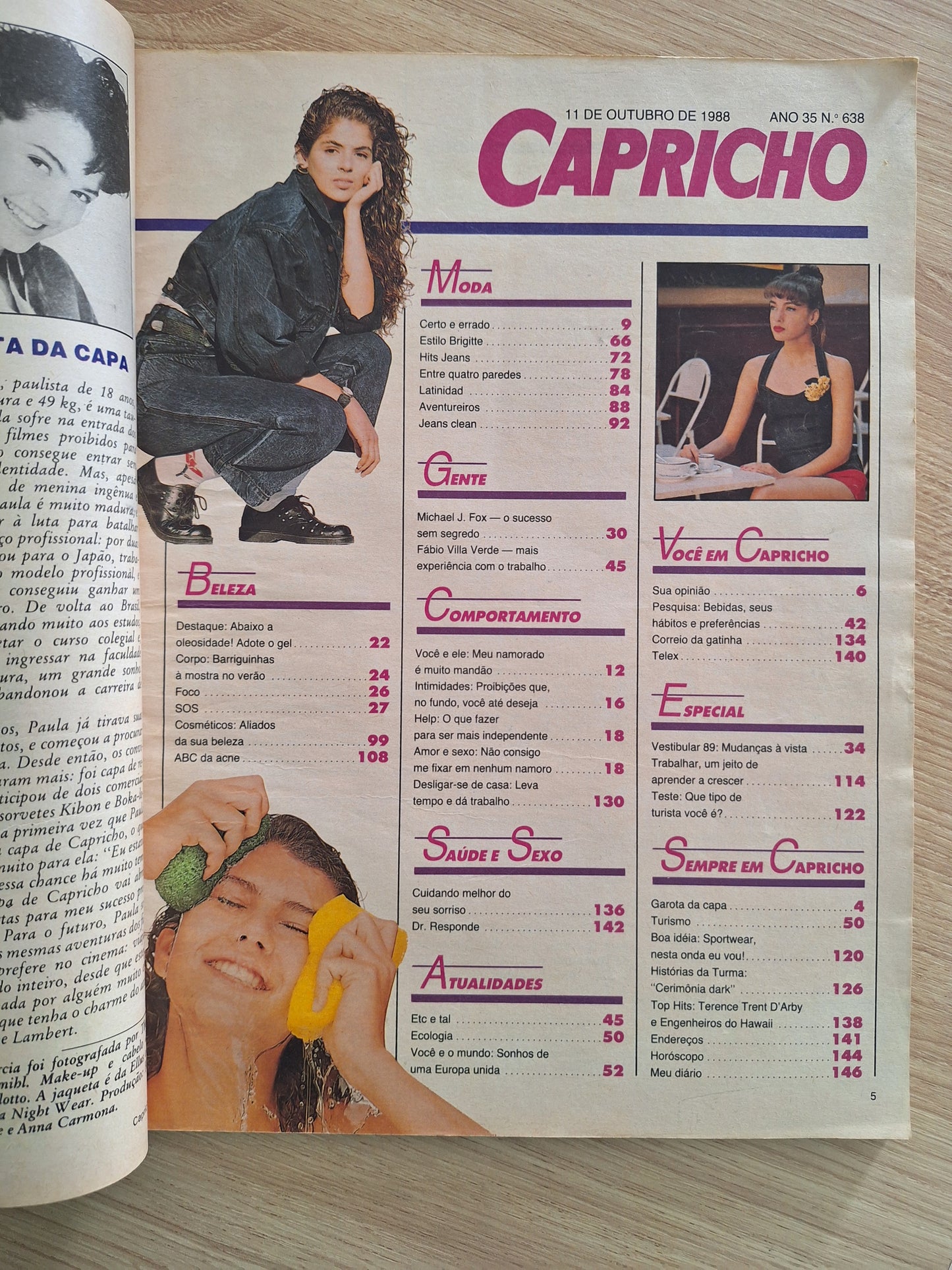 Revista Capricho 638 (1988)