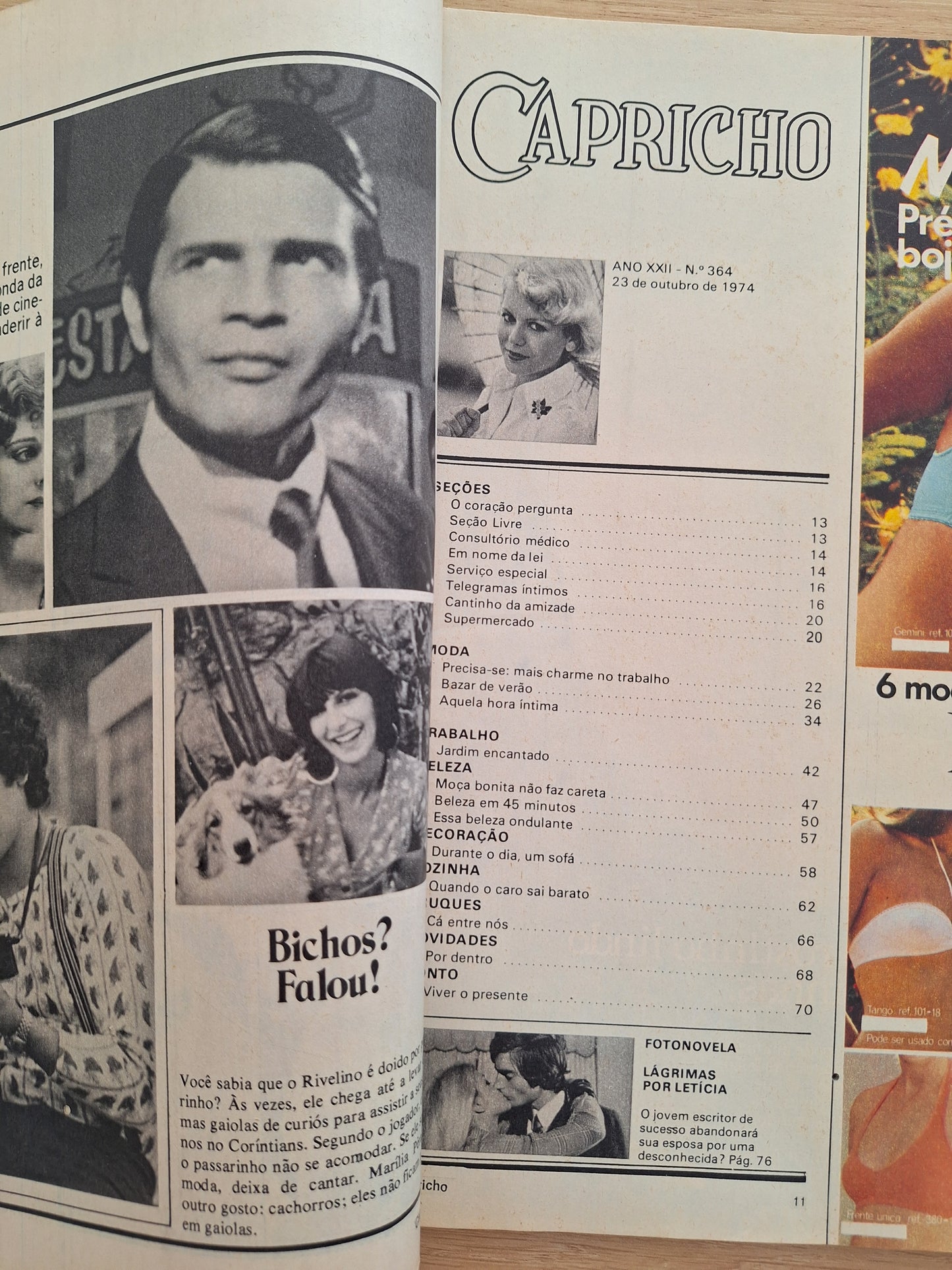 Revista Capricho 364 (1974)