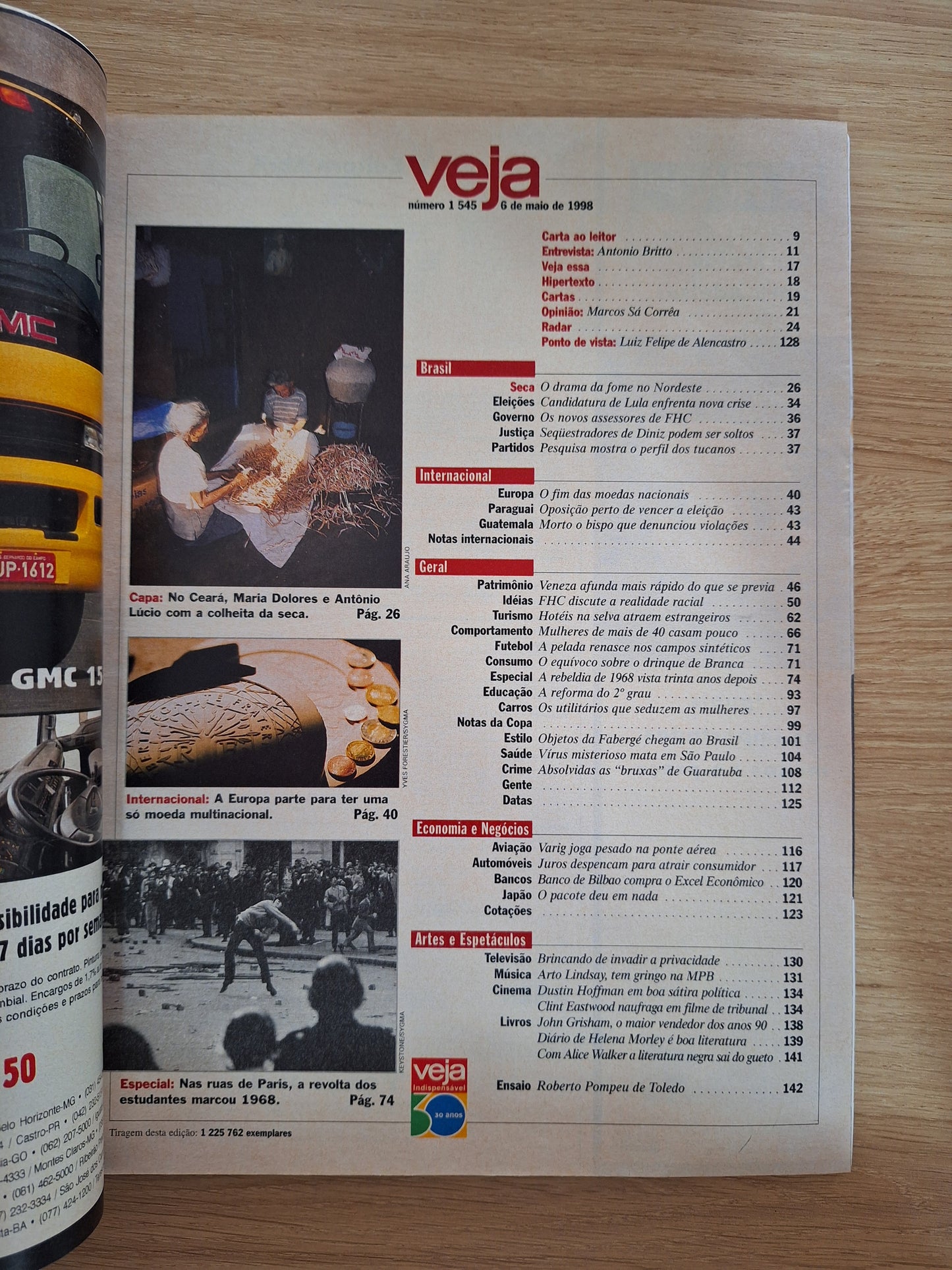 Revista Veja 1545 (1998)