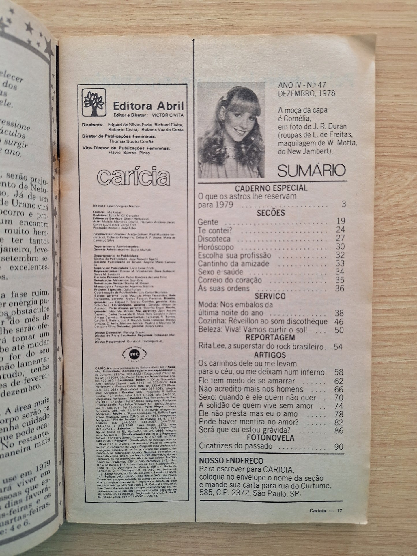 Revista Carícia Nº 47 (1978)