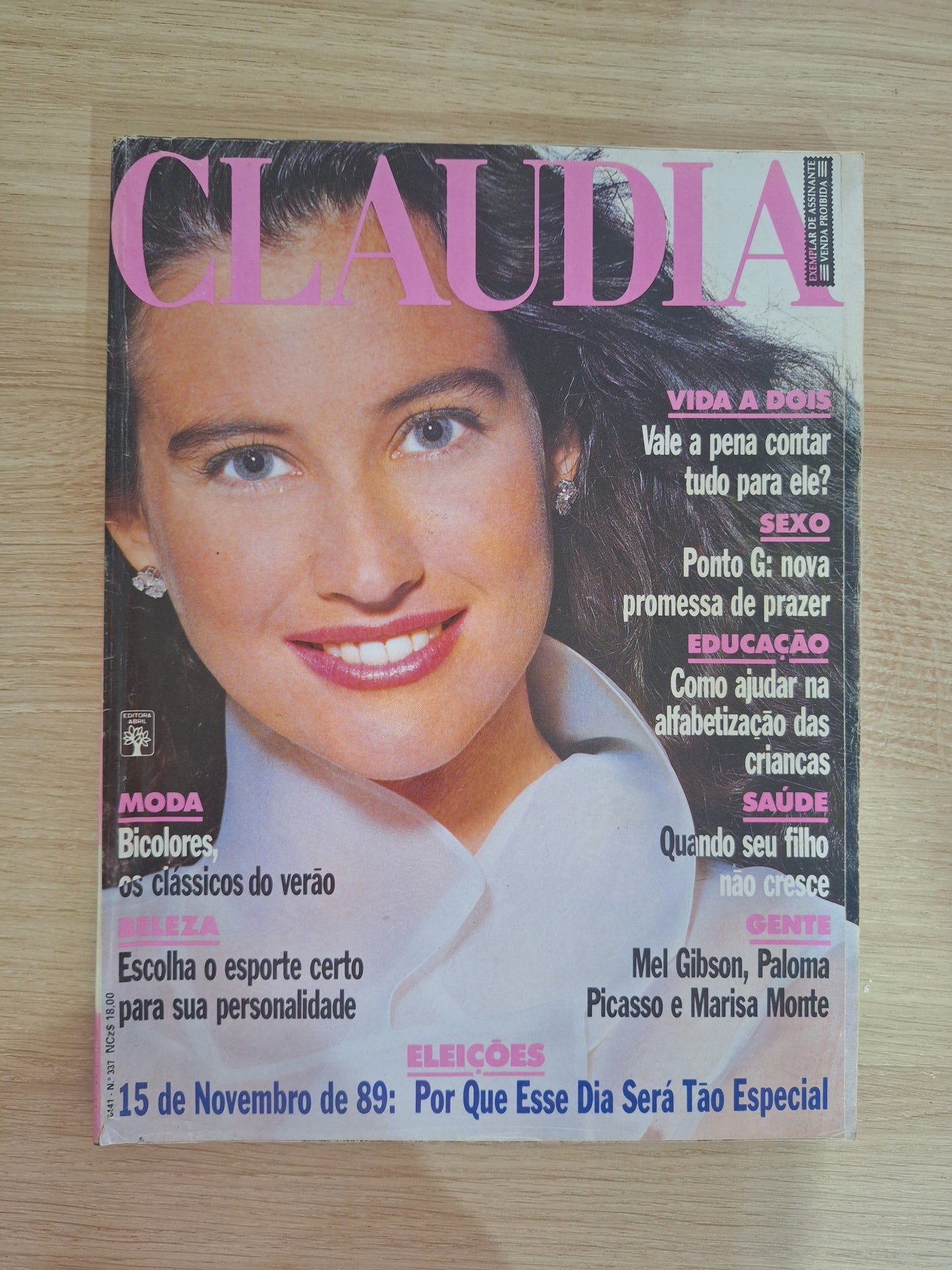 Revista Claudia 337 (1989)
