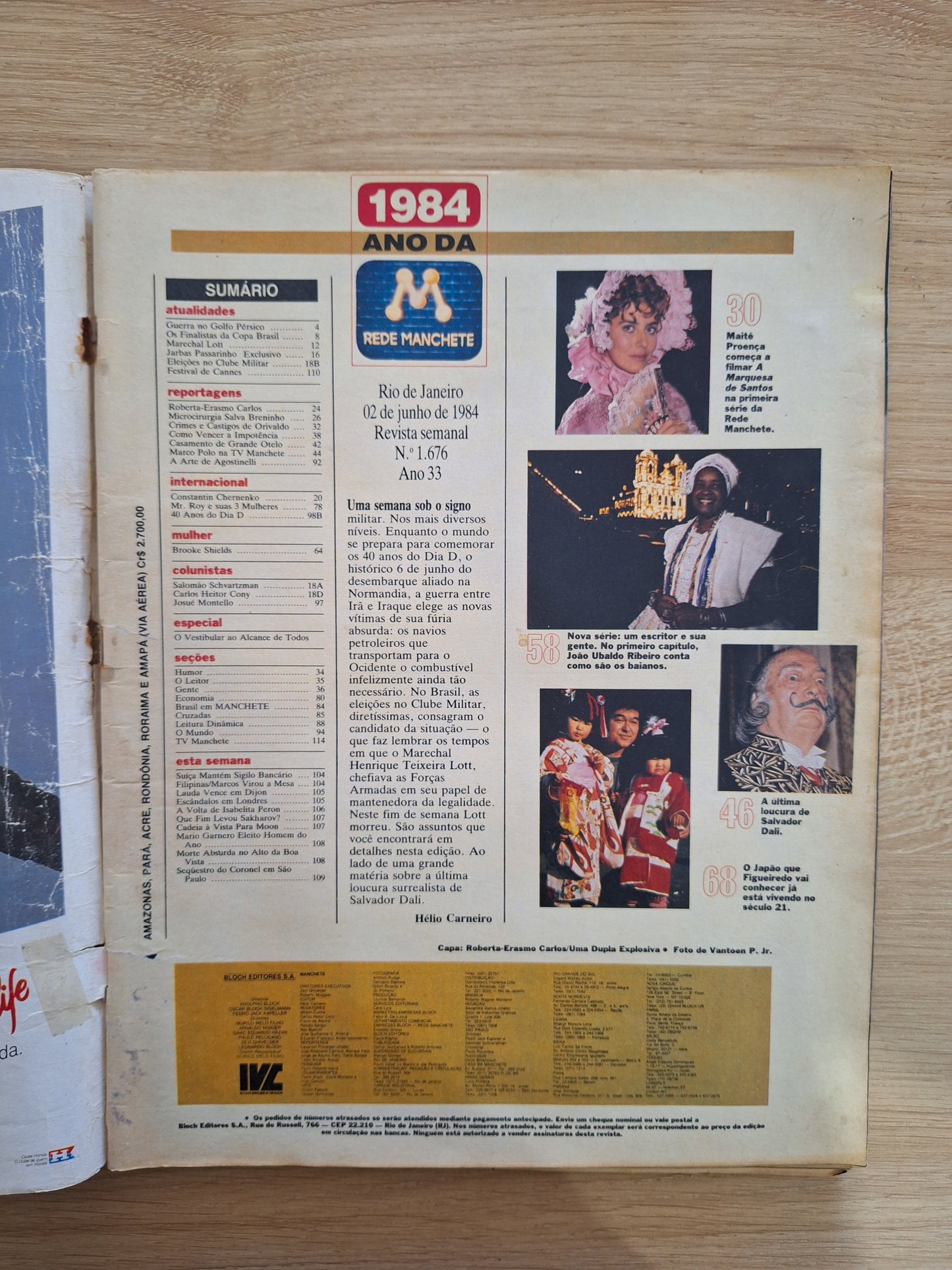 Revista Manchete 1676 (1984)