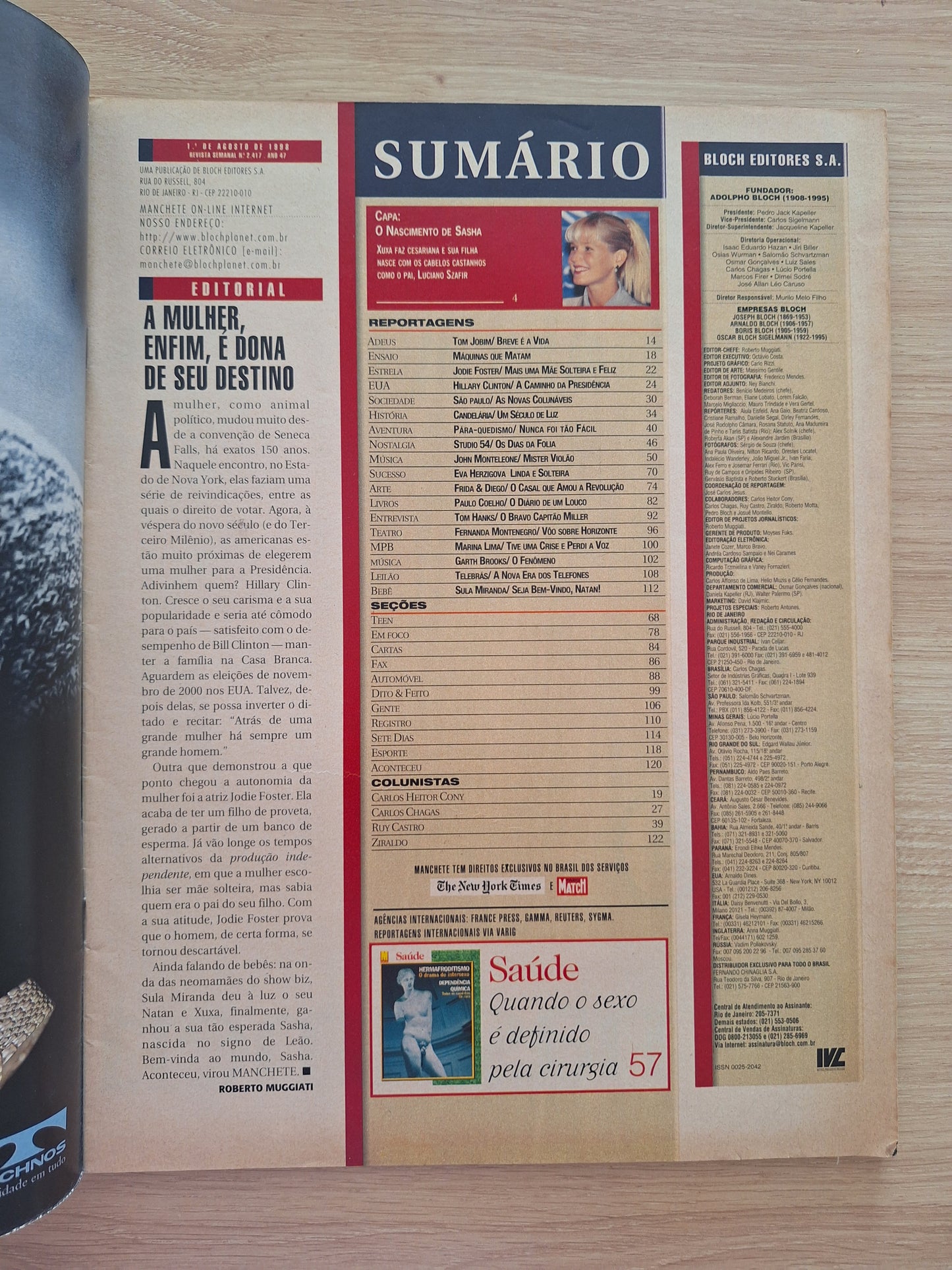 Revista Manchete Nº 2417 (1998)