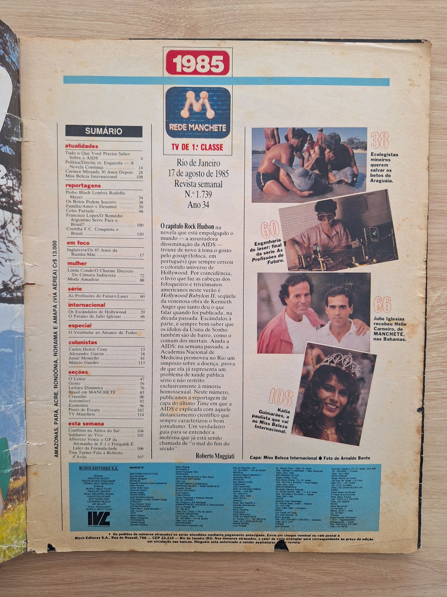Revista Manchete 1739 (1985)