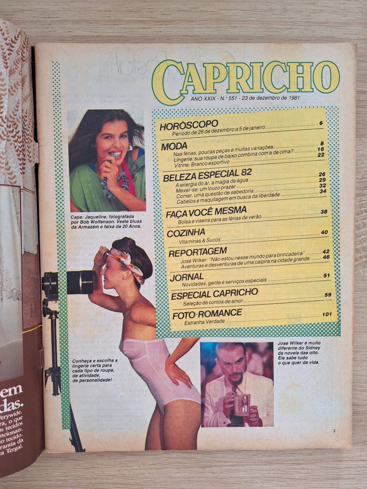 Revista Capricho 551 (1981)