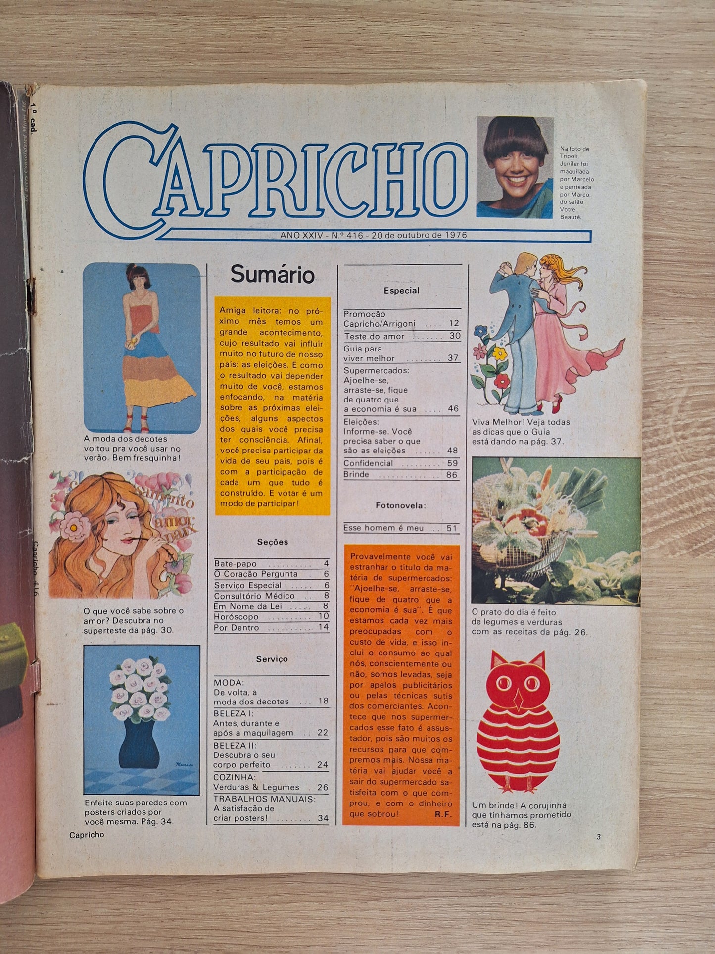 Revista Capricho 416 (1976)