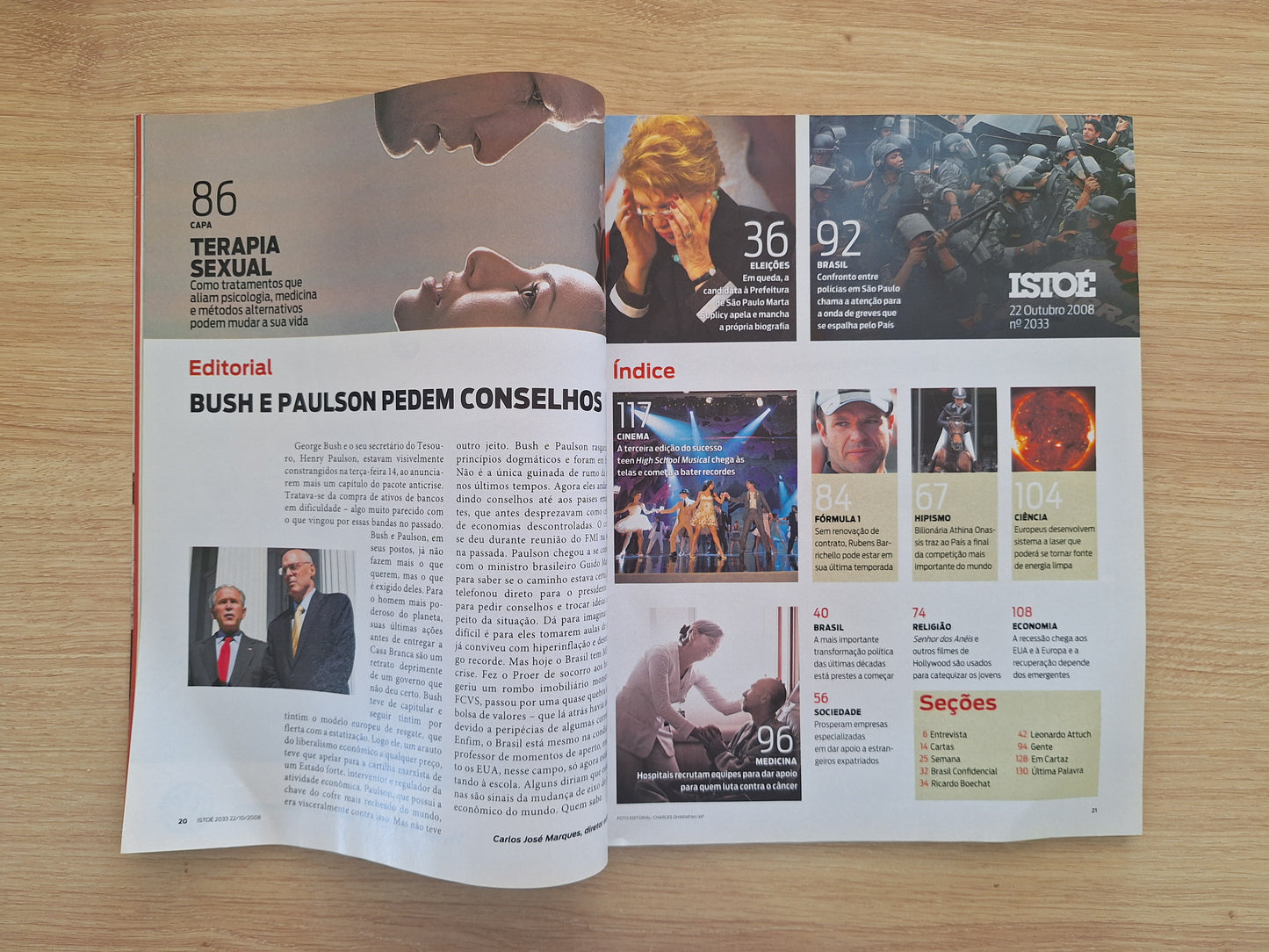 Revista Istoé 2033 (2008)