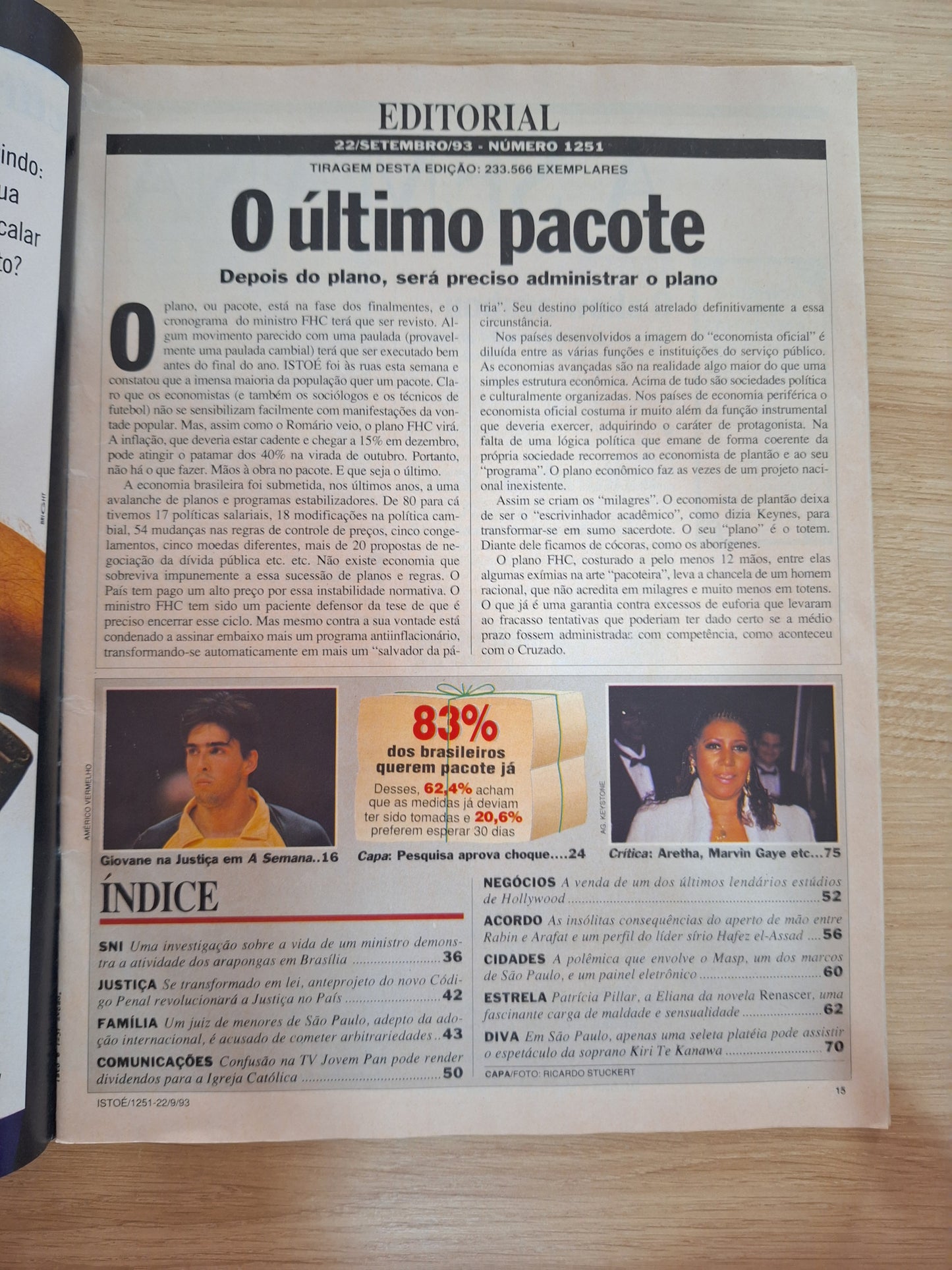 Revista Istoé 1251 (1993)