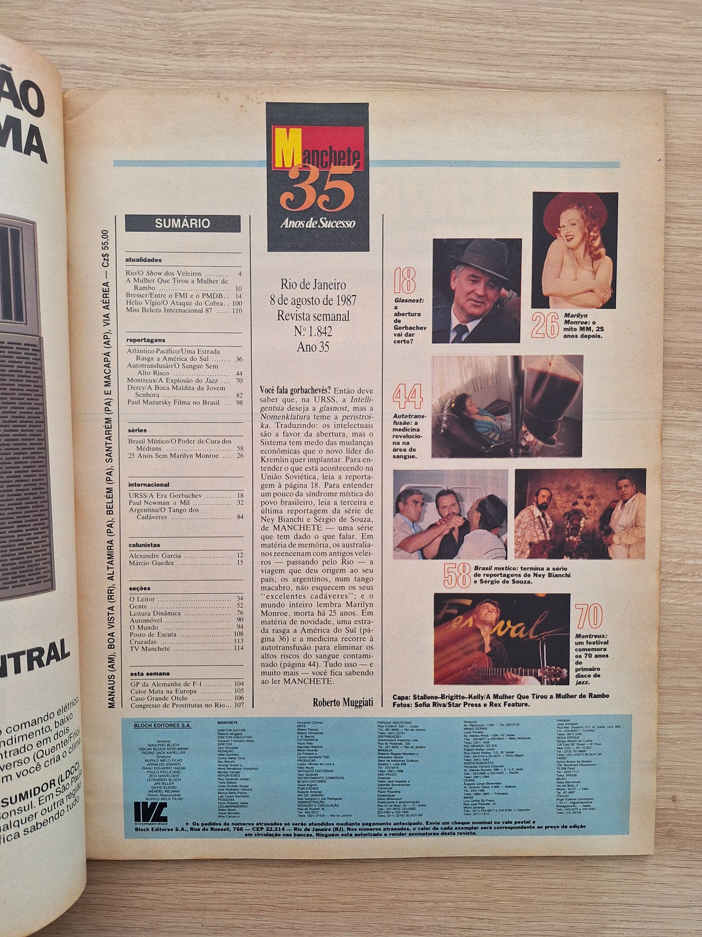 Revista Manchete 1842 (1987)