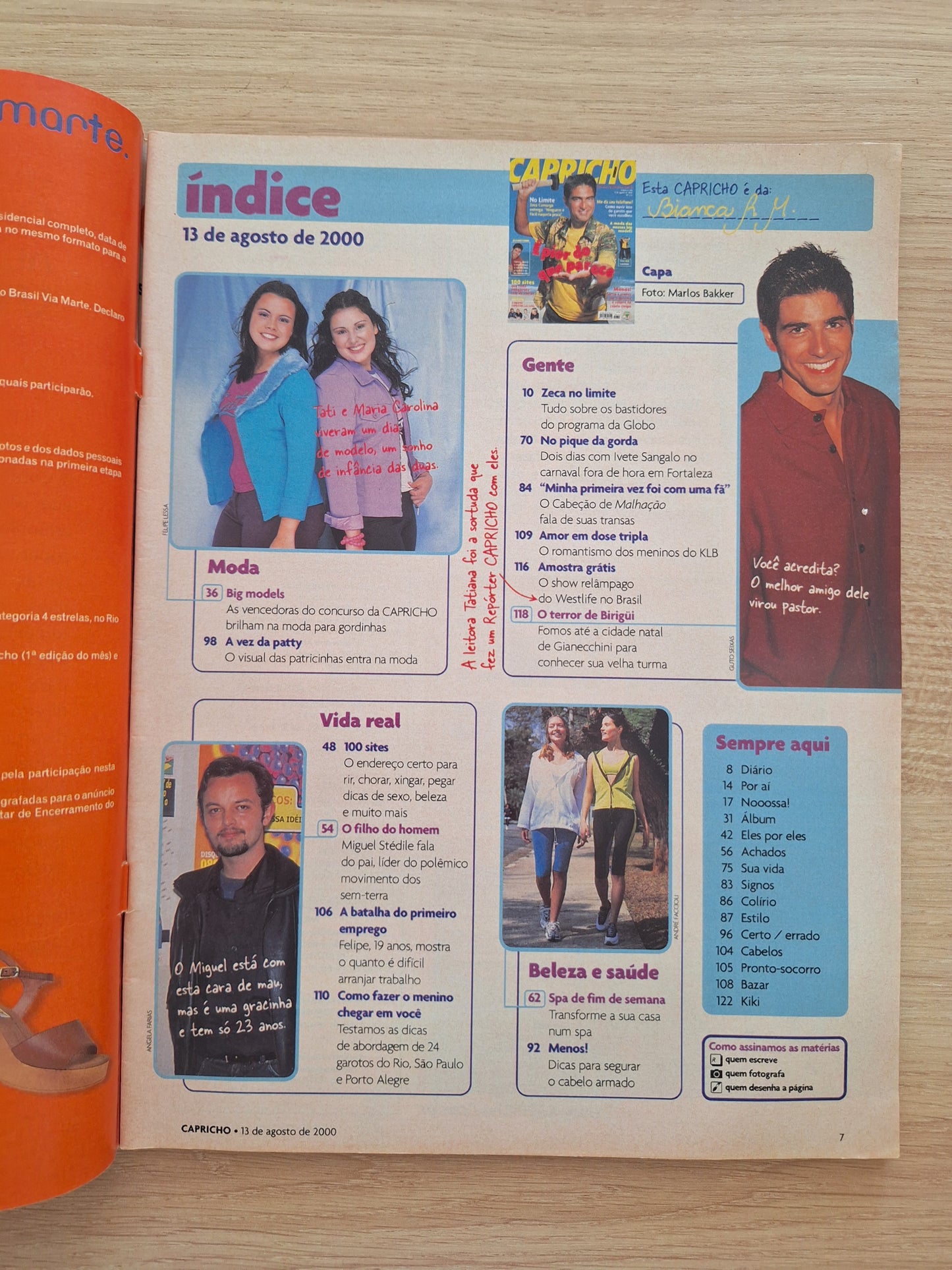 Revista Capricho 842 (2000)