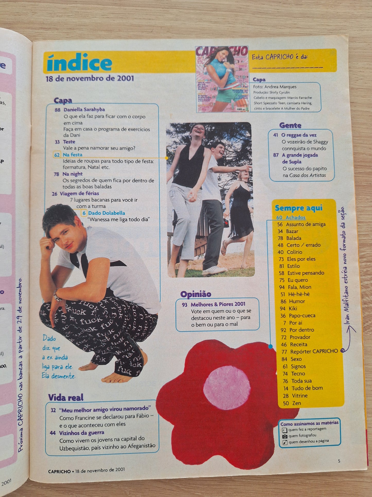 Revista Capricho 875 (2001)