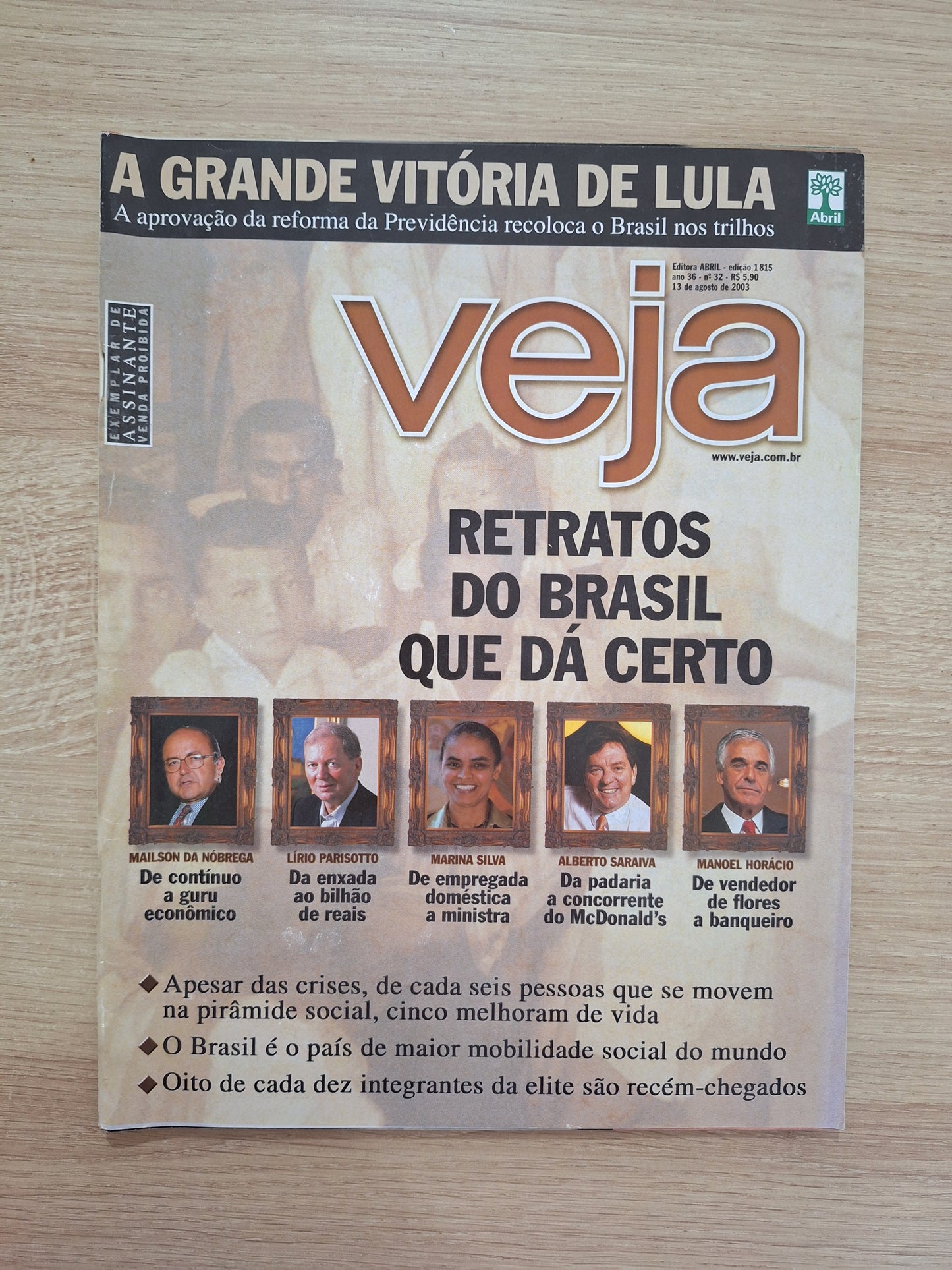 Revista Veja 1815 (2003)