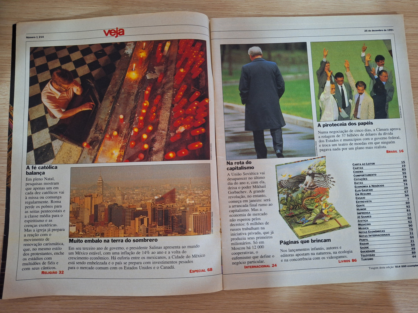 Revista Veja 1214 (1991)