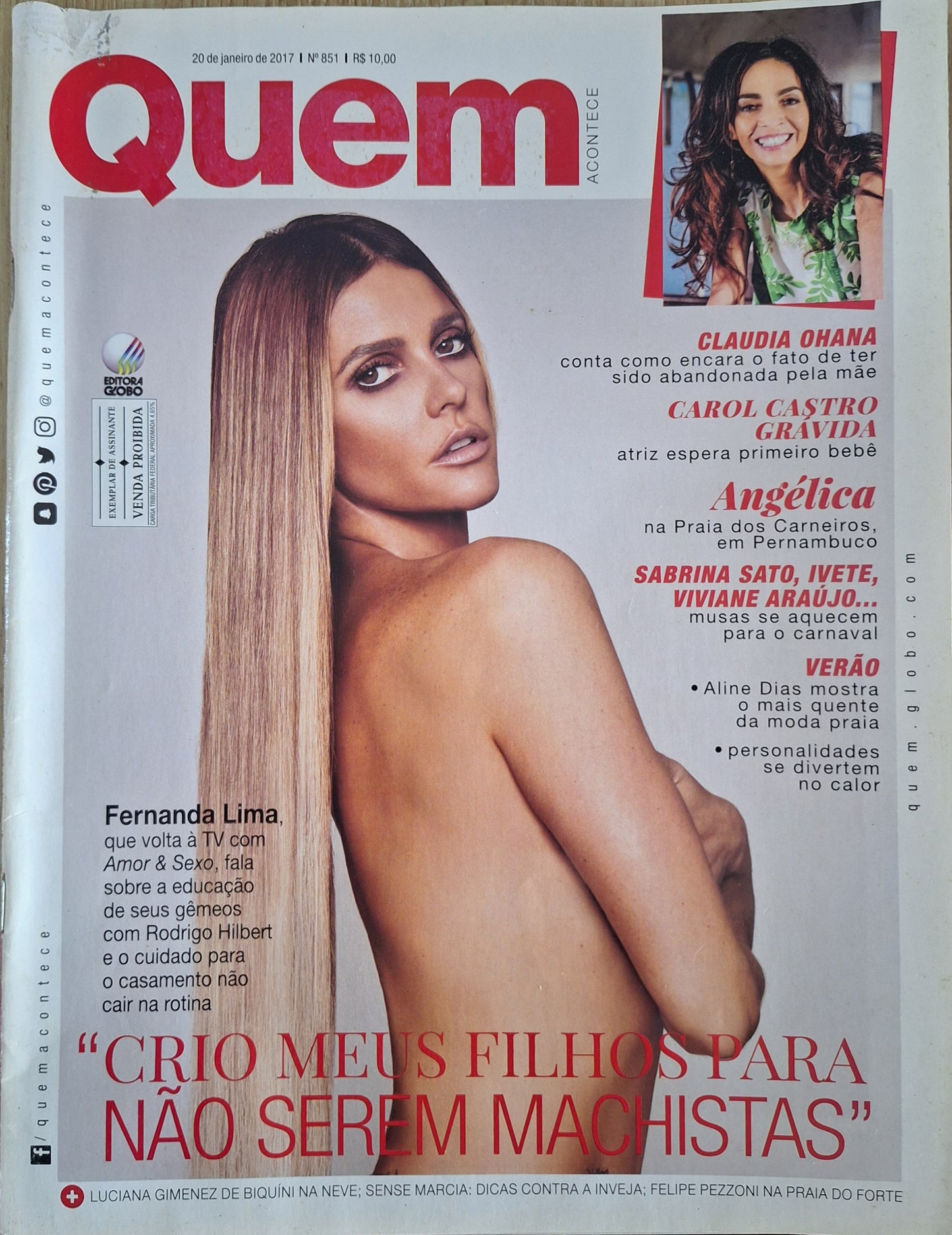 Revista Quem Acontece 851 (2017)