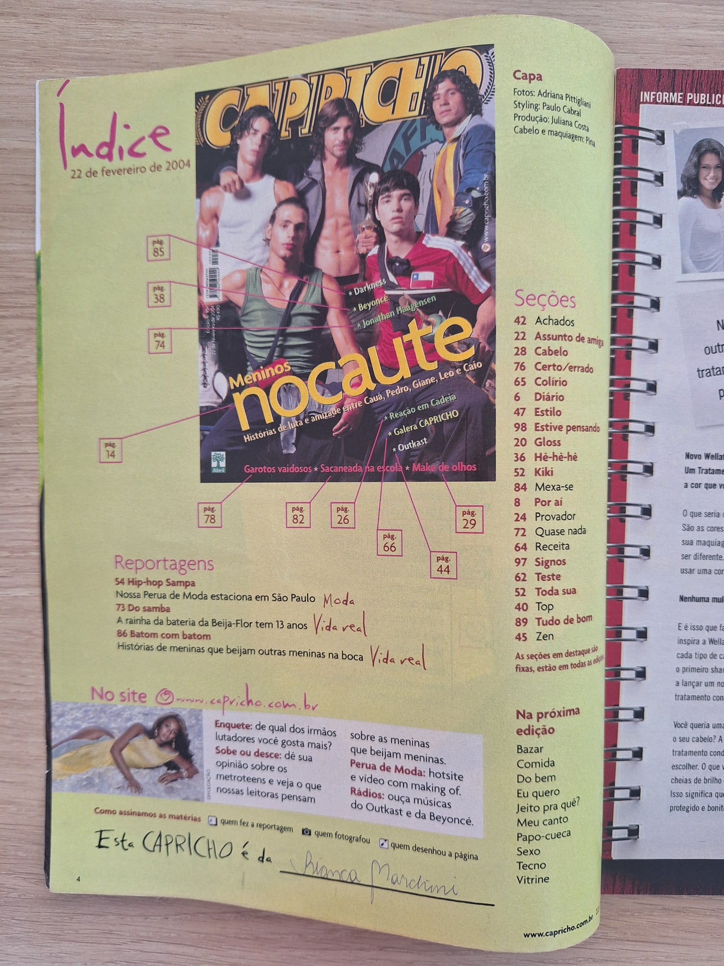 Revista Capricho 934 (2004)