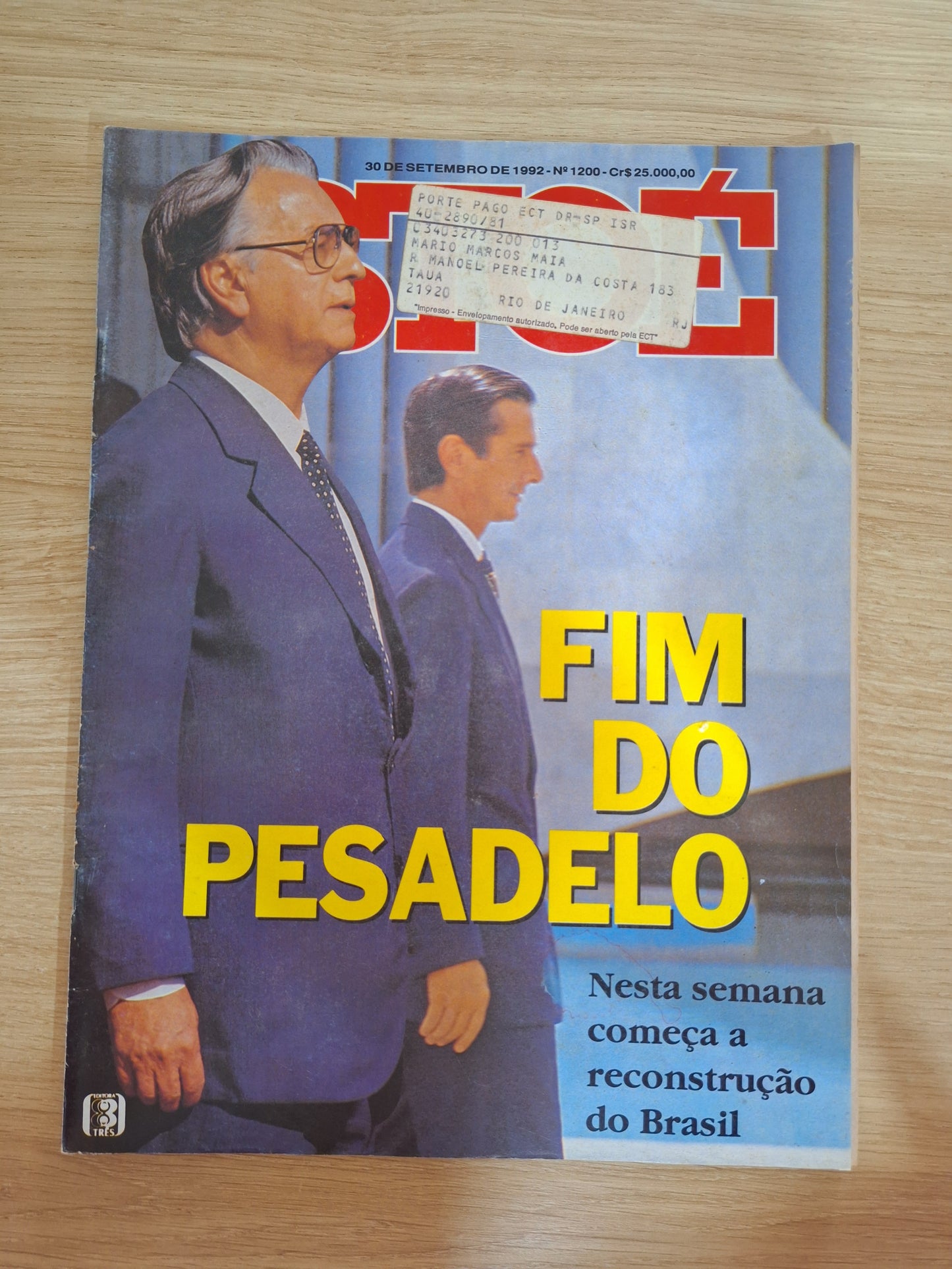 Revista Istoé 1200 (1992)