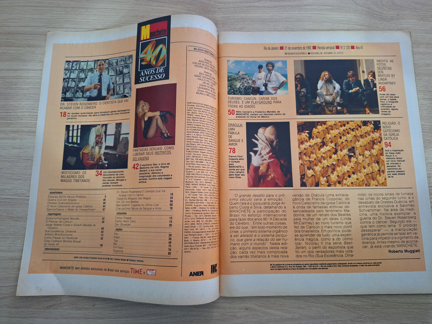 Revista Manchete 2120 (1992)