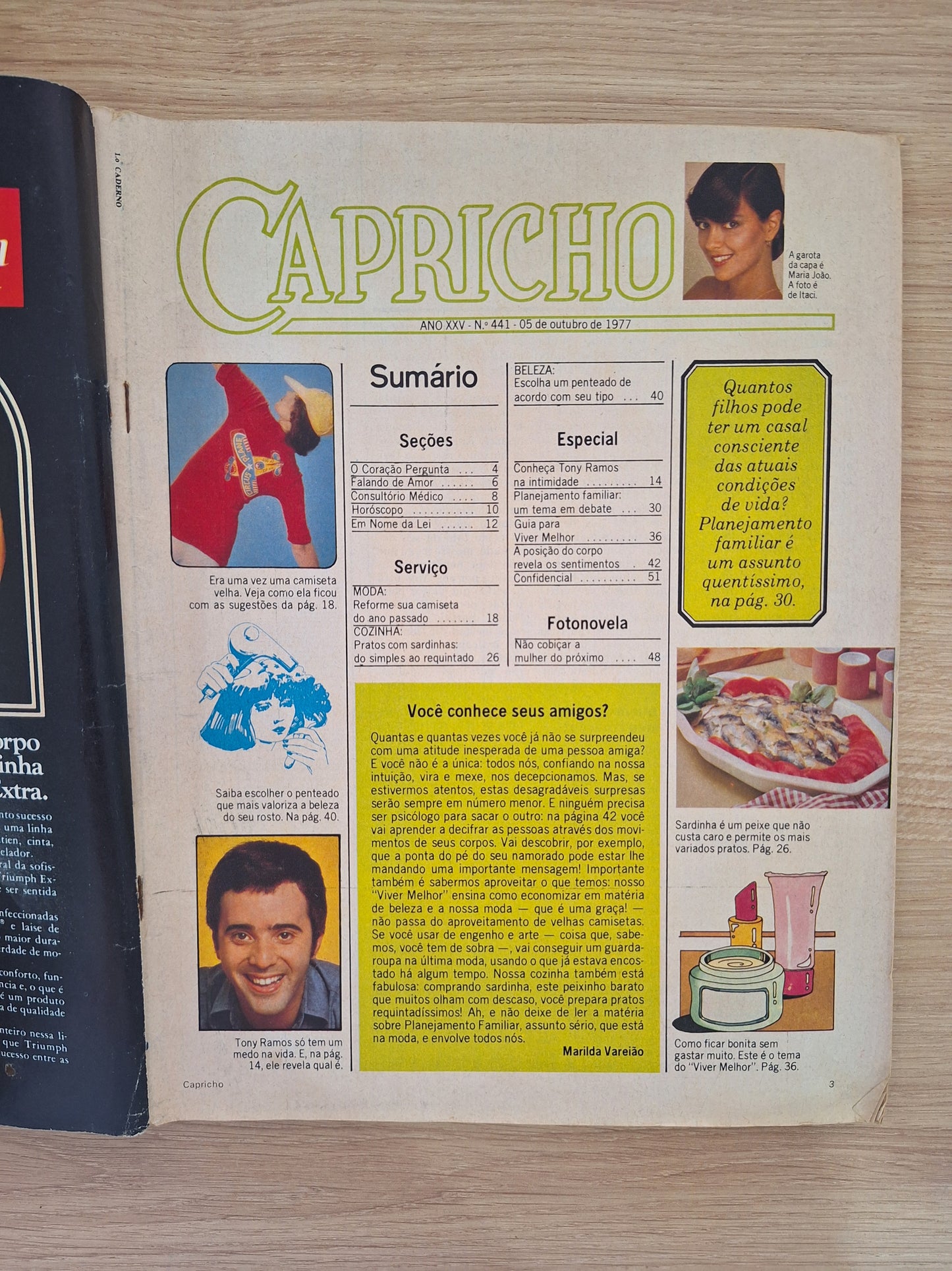 Revista Capricho 441 (1977)