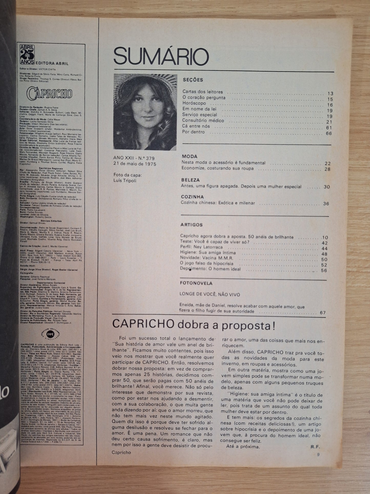 Revista Capricho 379