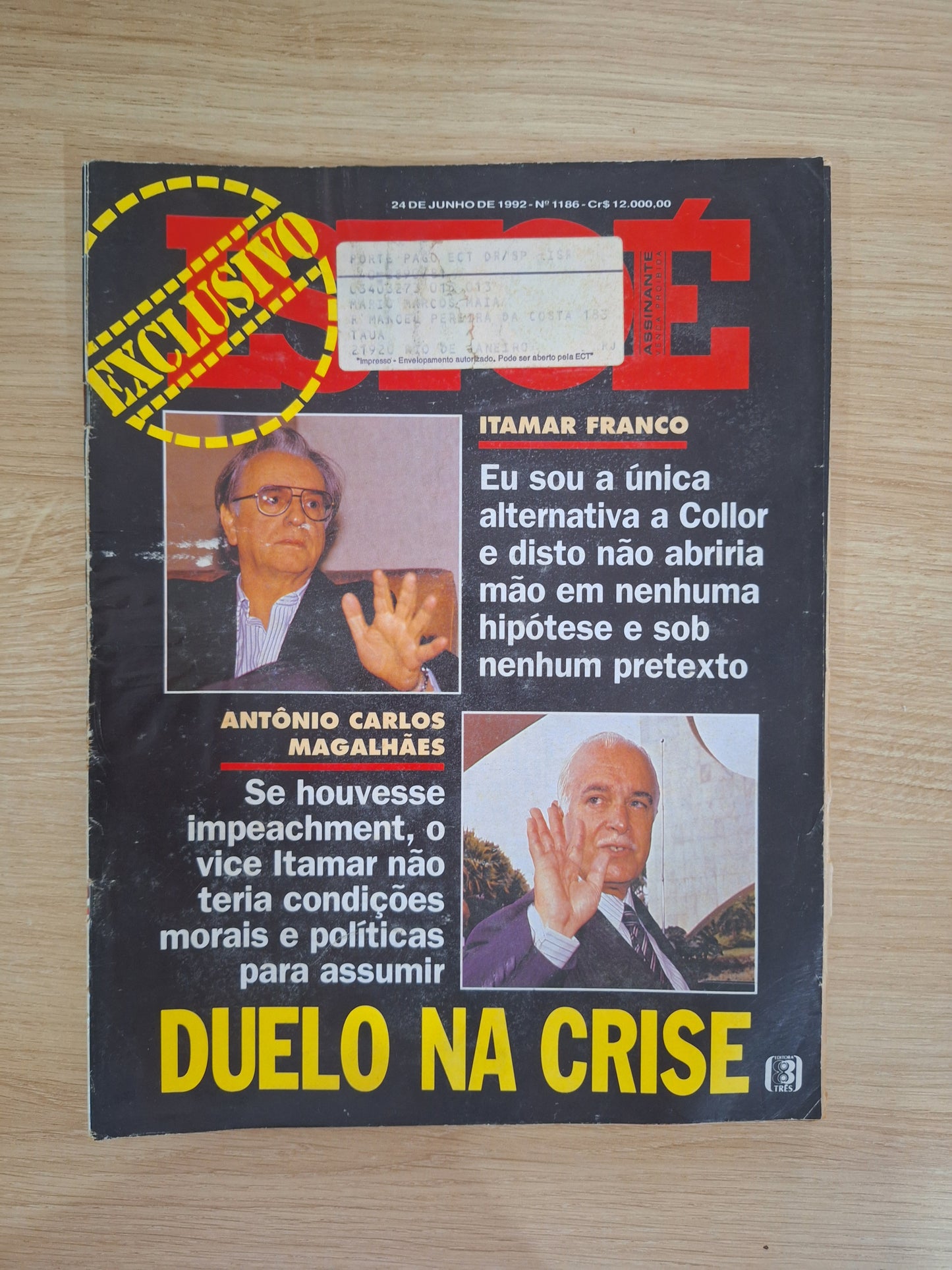 Revista Istoé 1186 (1992)