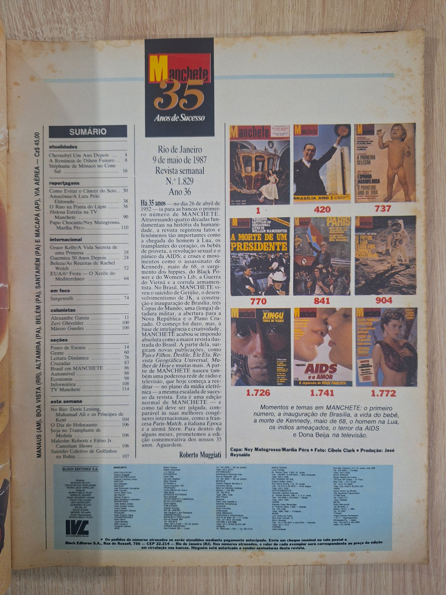 Revista Manchete 1829 (1997)