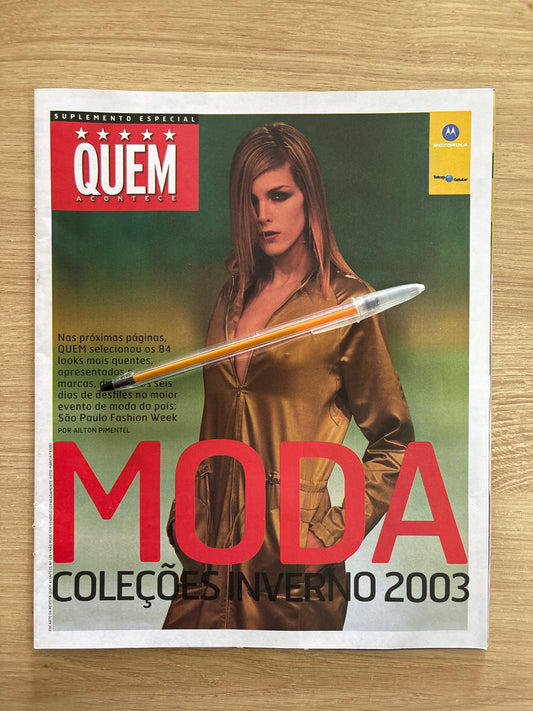 Suplemento Quem Acontece SP Fashion Week (2003)