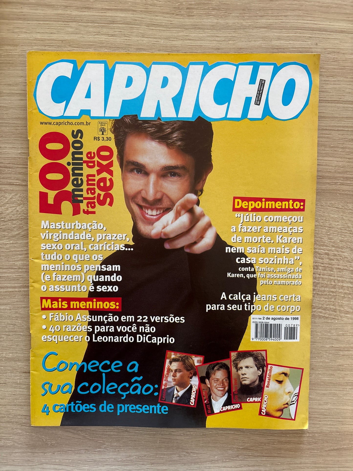 Revista Capricho 789 (1998)
