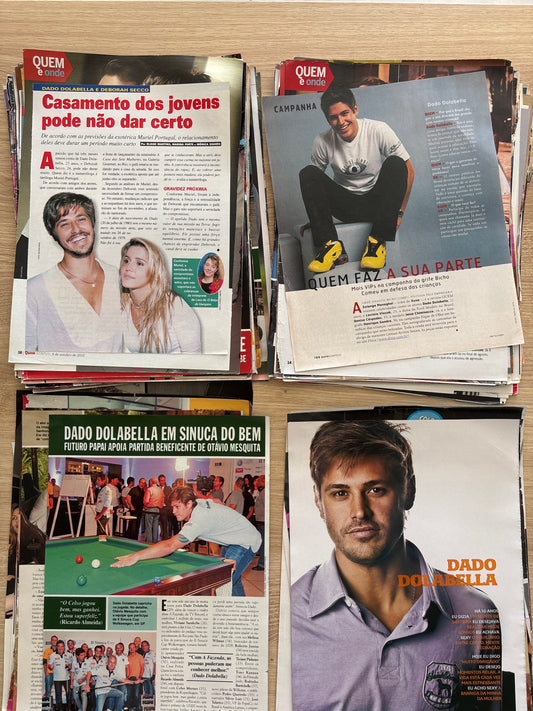 Dado Dolabella - Material avulso de revista