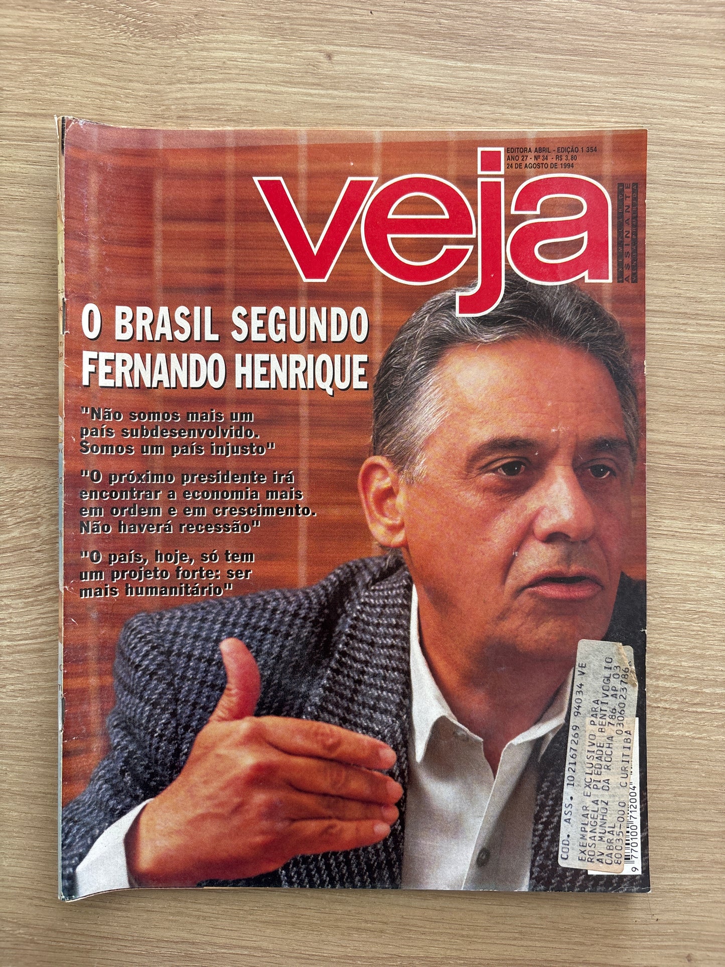 Revista Veja 1354 (1994)