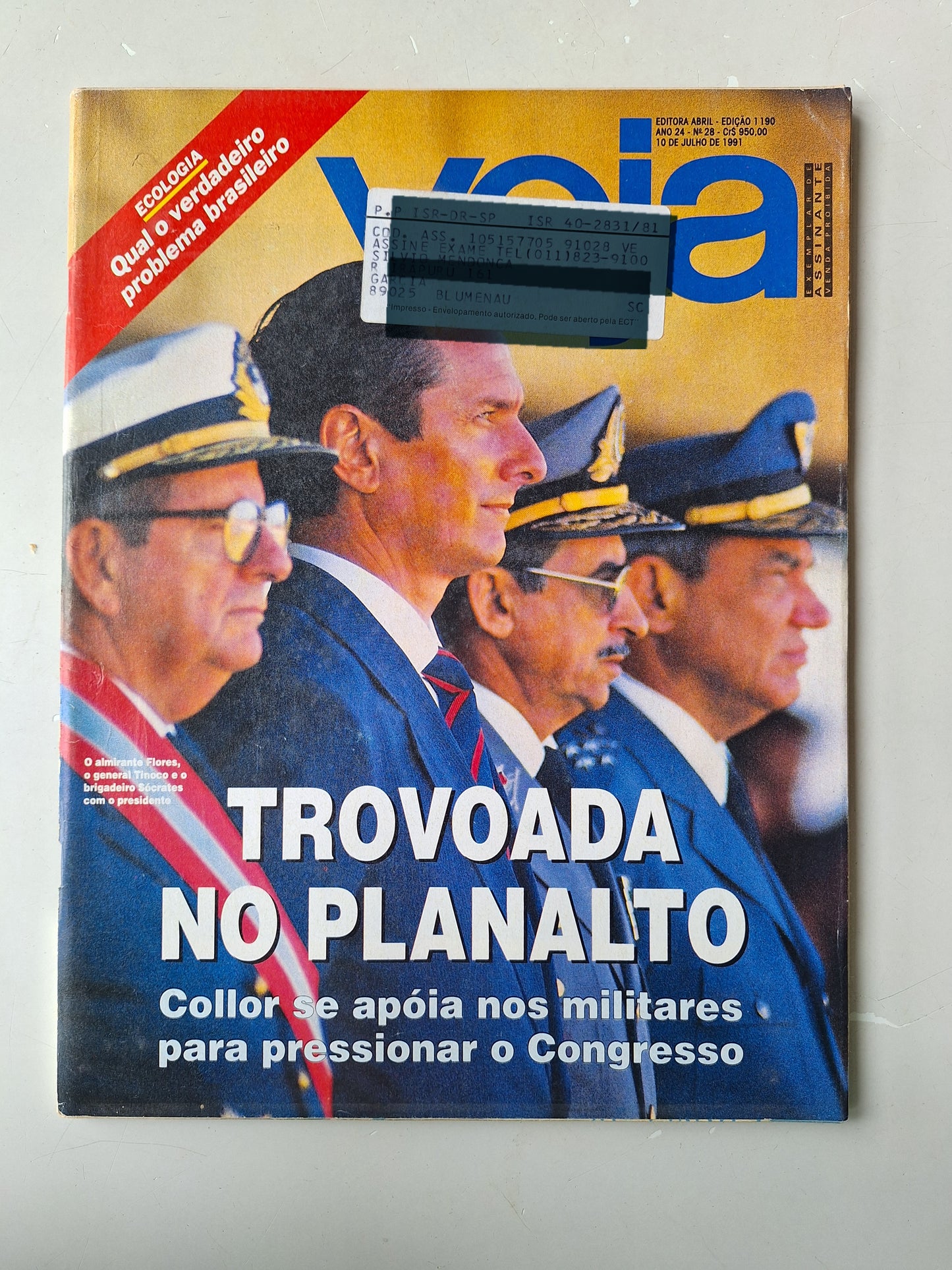 Revista Veja N° 1190