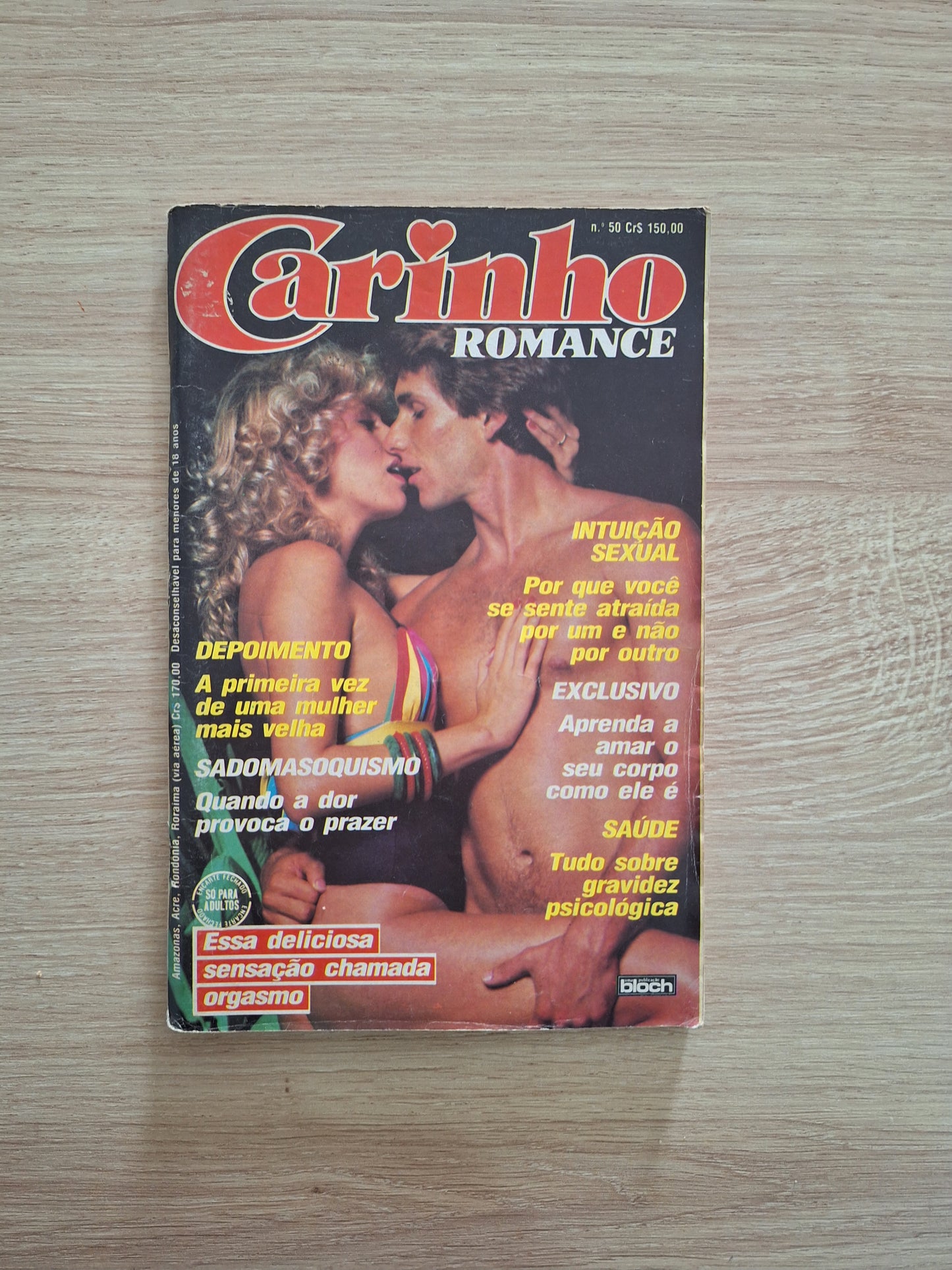 Revista Carinho Romance 50 (1982)
