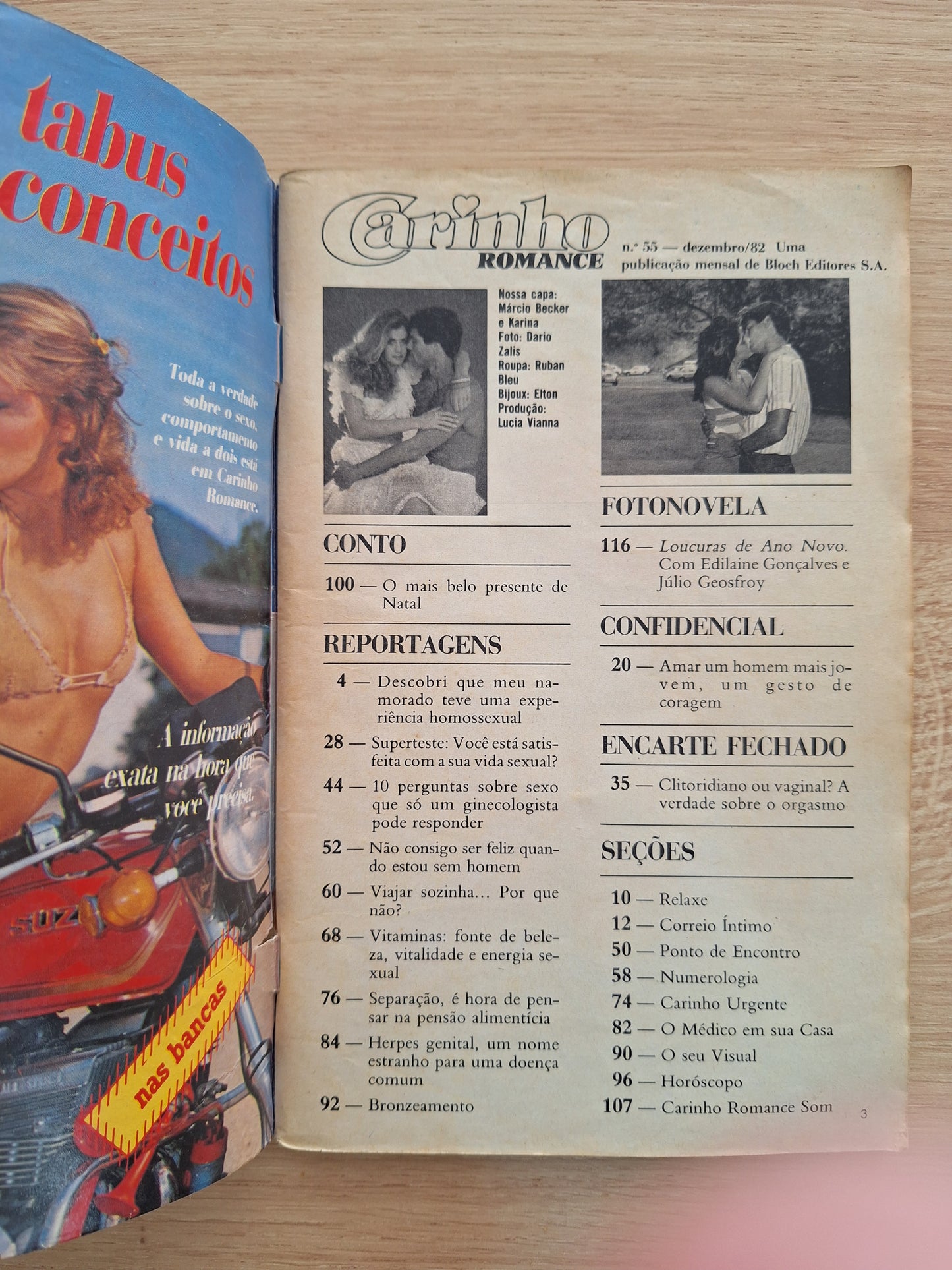 Revista Carinho Romance 55 (1982)