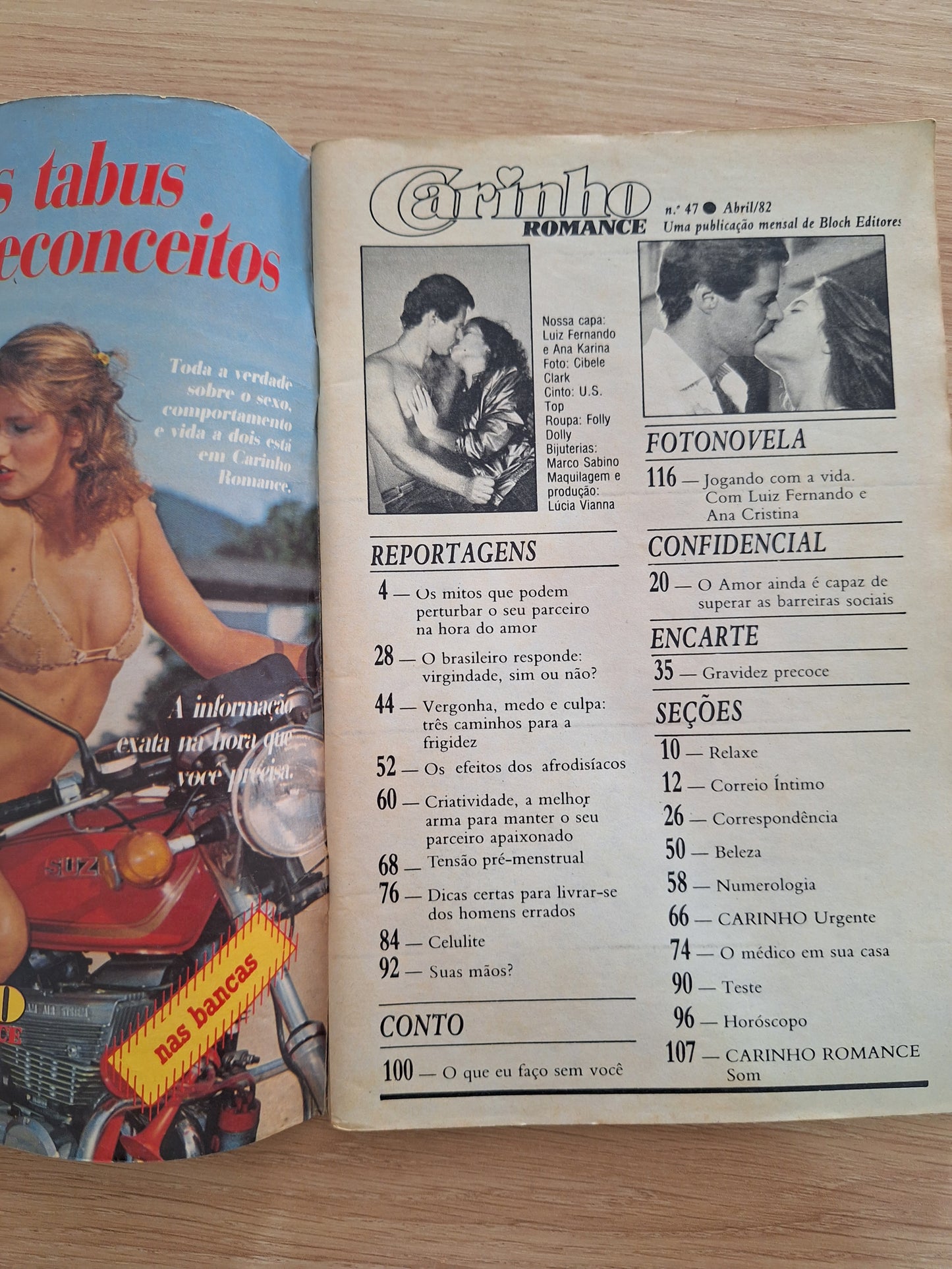Revista Carinho Romance 47 (1982)