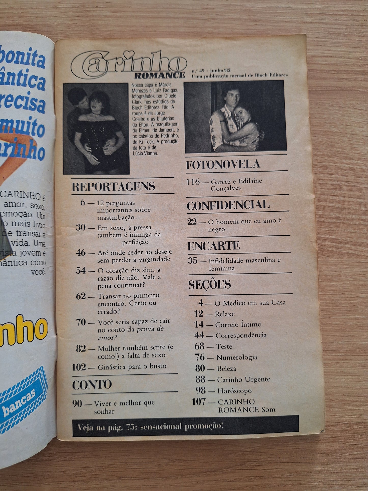 Revista Carinho Romance 49 (1982)