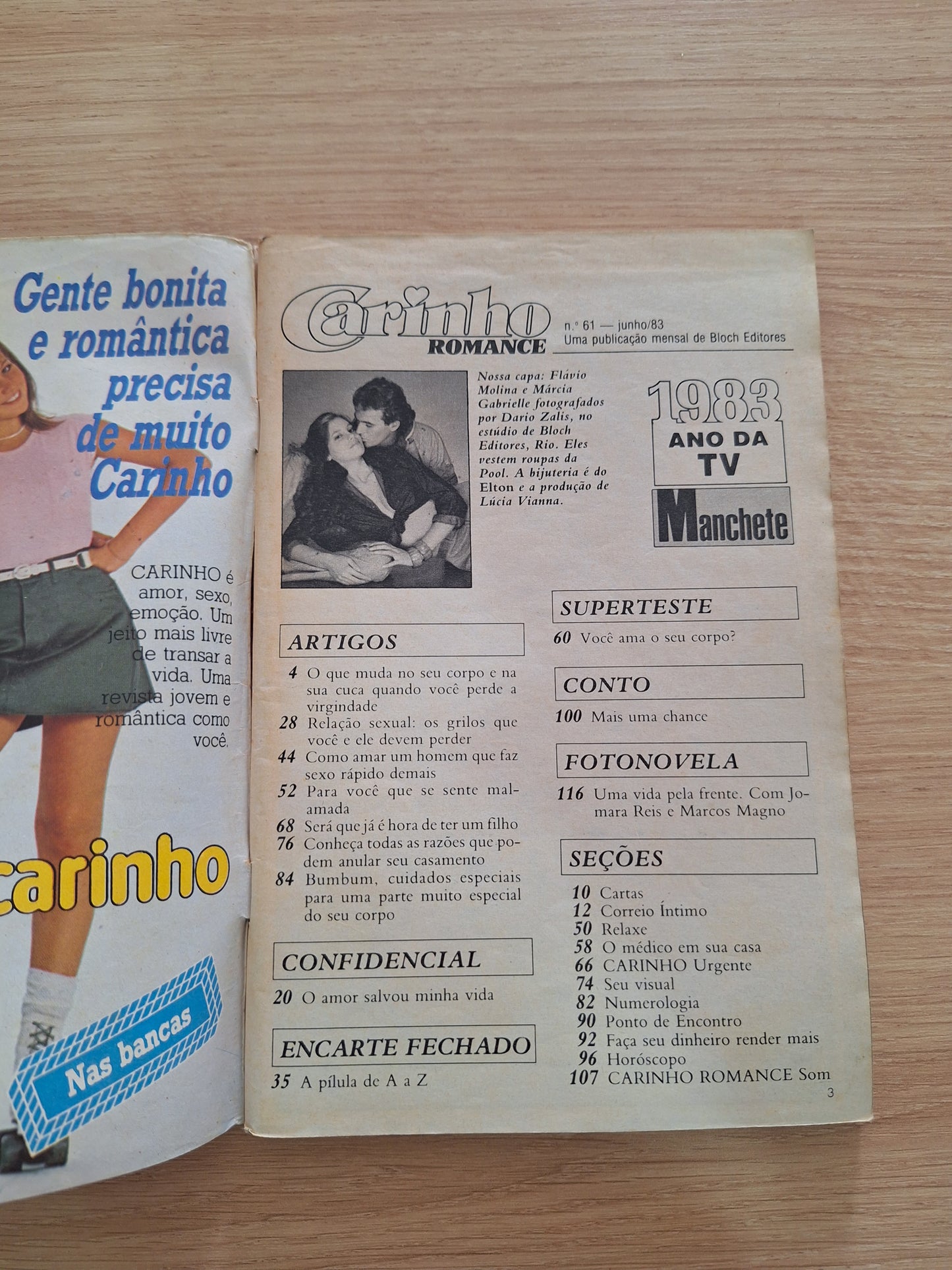 Revista Carinho Romance 61 (1983)
