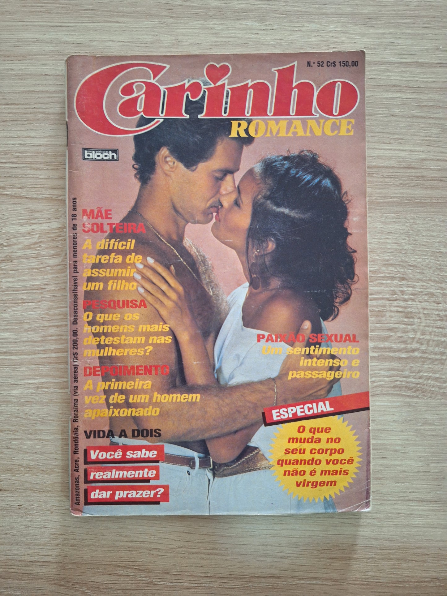 Revista Carinho Romance 52 (1982)