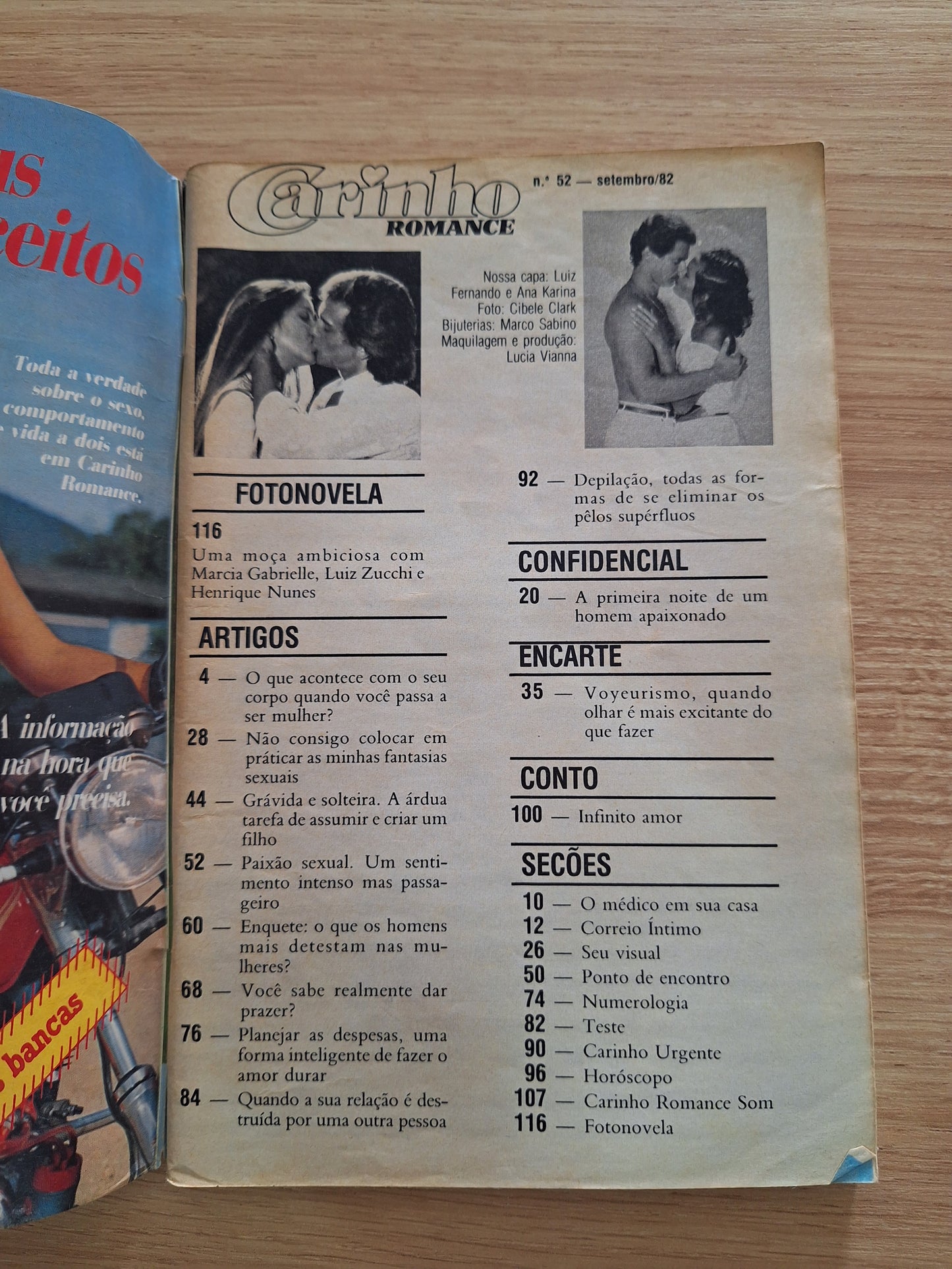 Revista Carinho Romance 52 (1982)