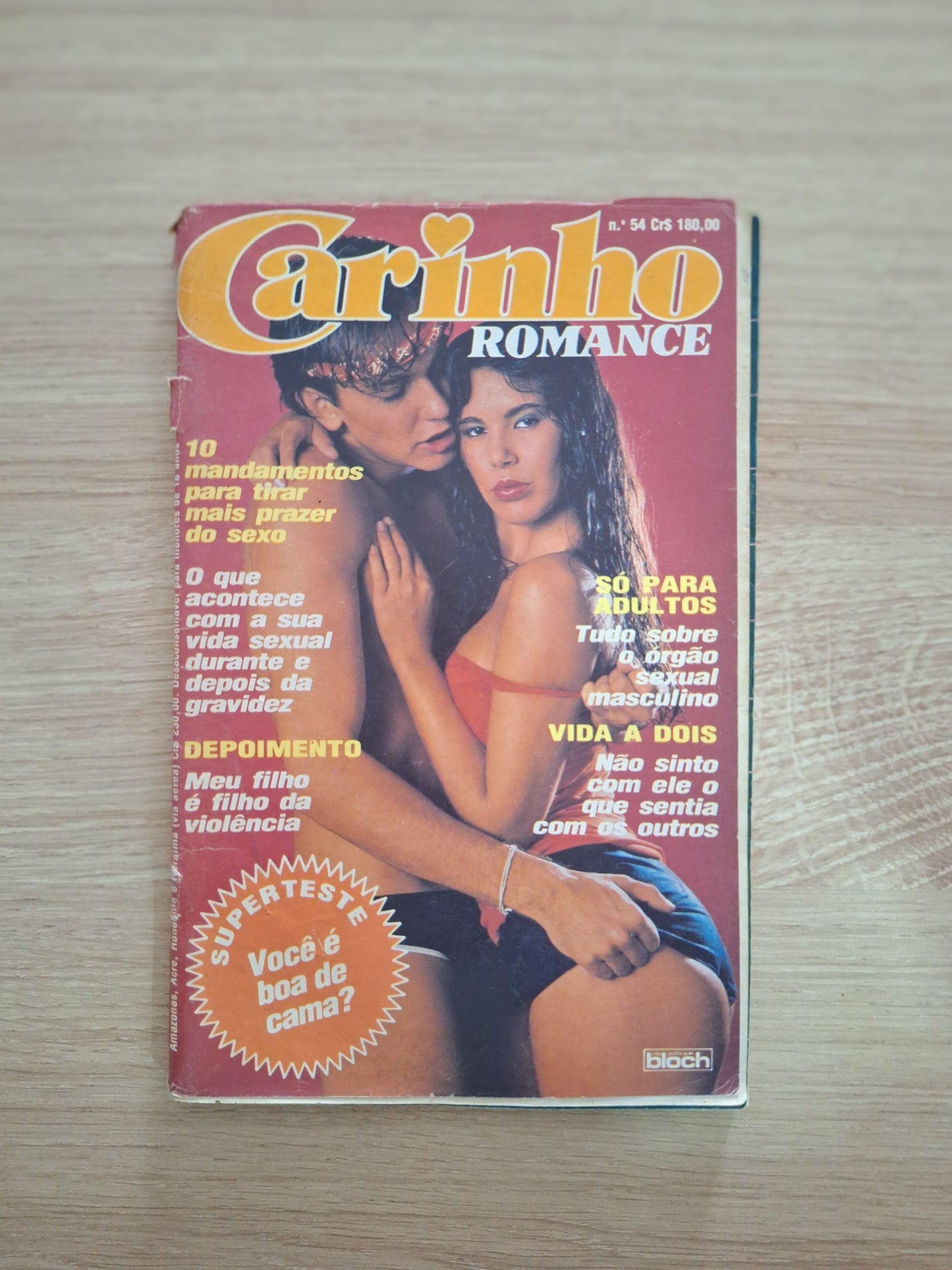 Revista Carinho Romance 54 (1982)