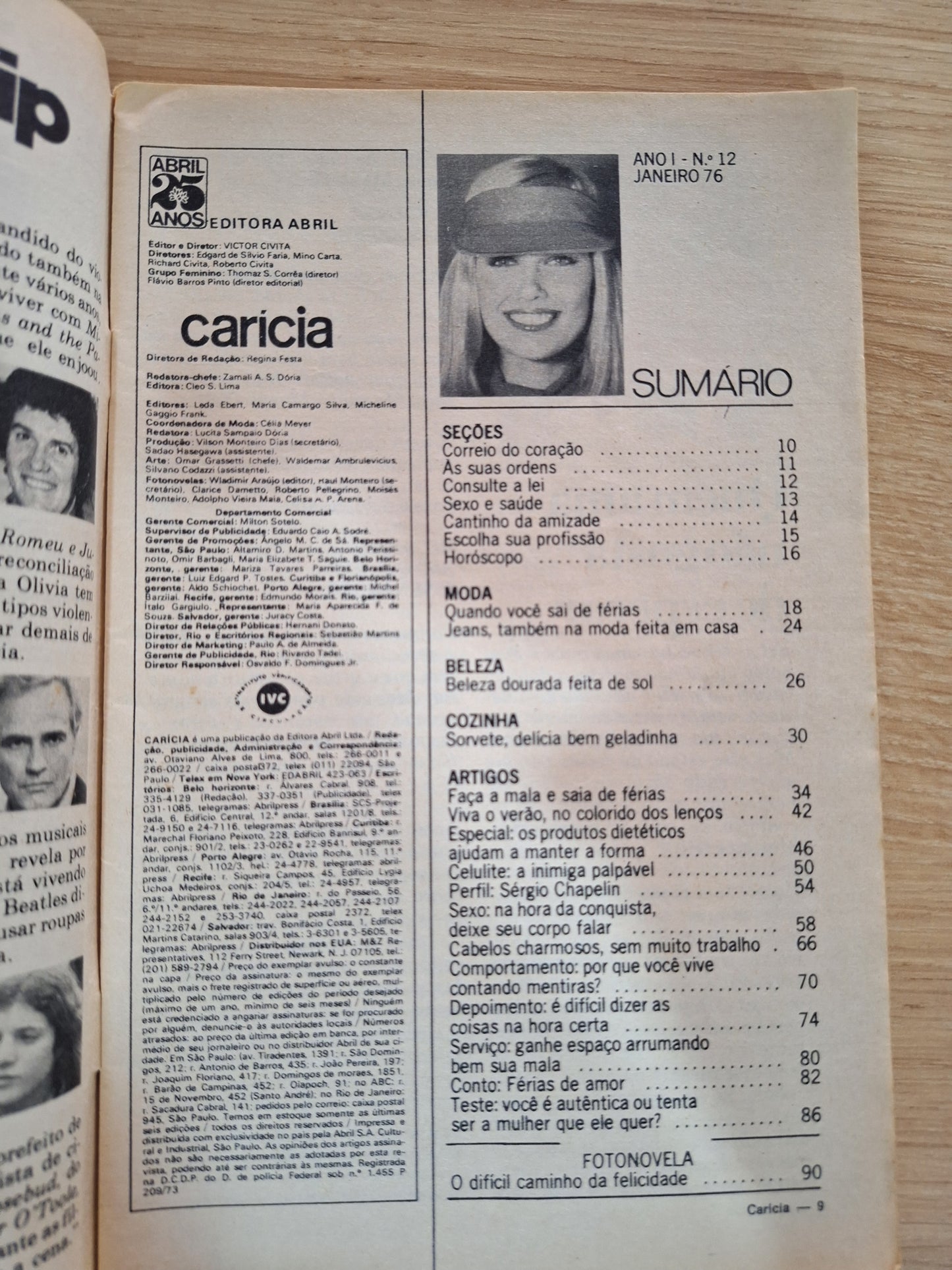 Revista Carícia 12 (1976)