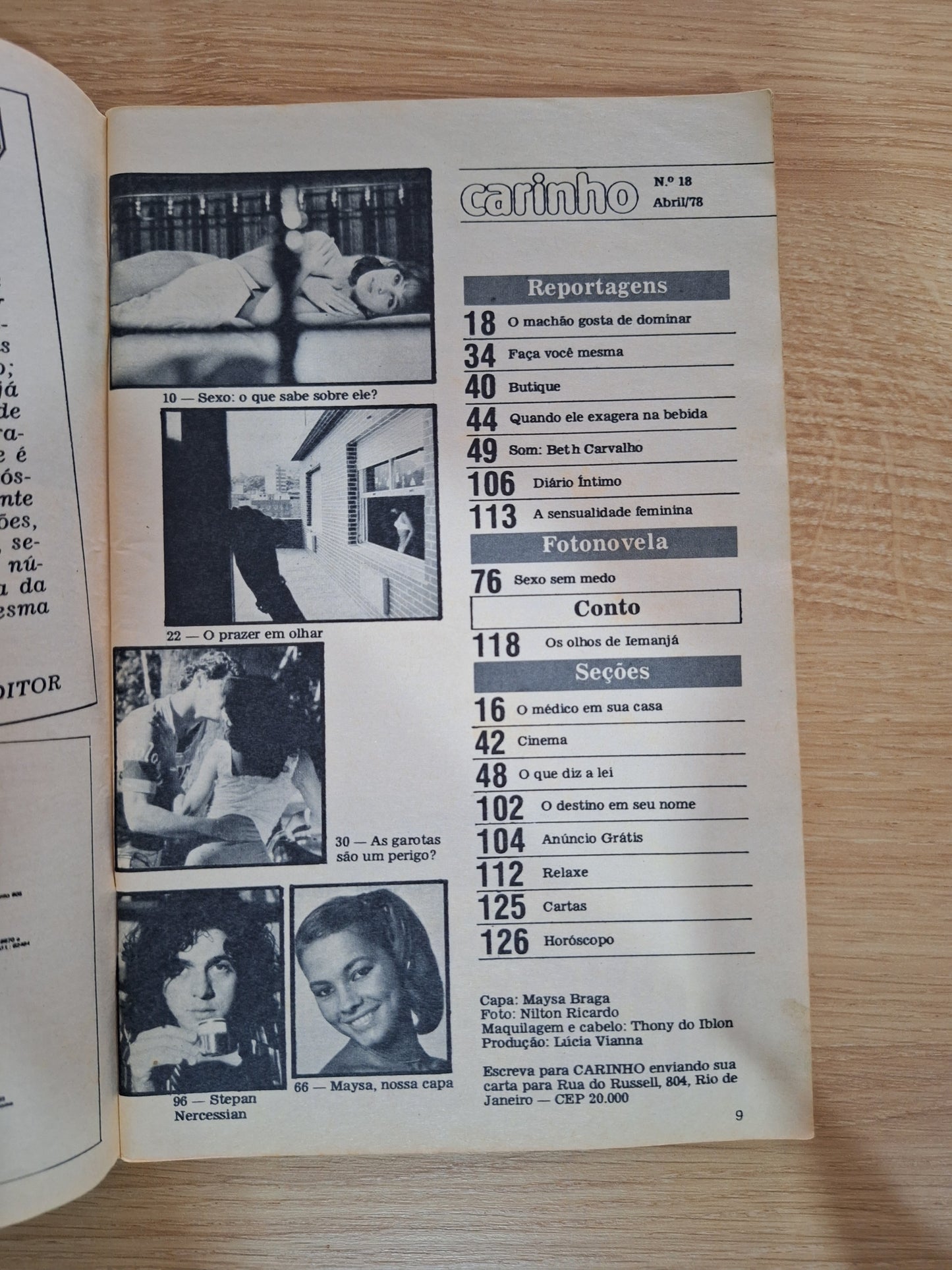 Revista Carinho N° 18 (1978)