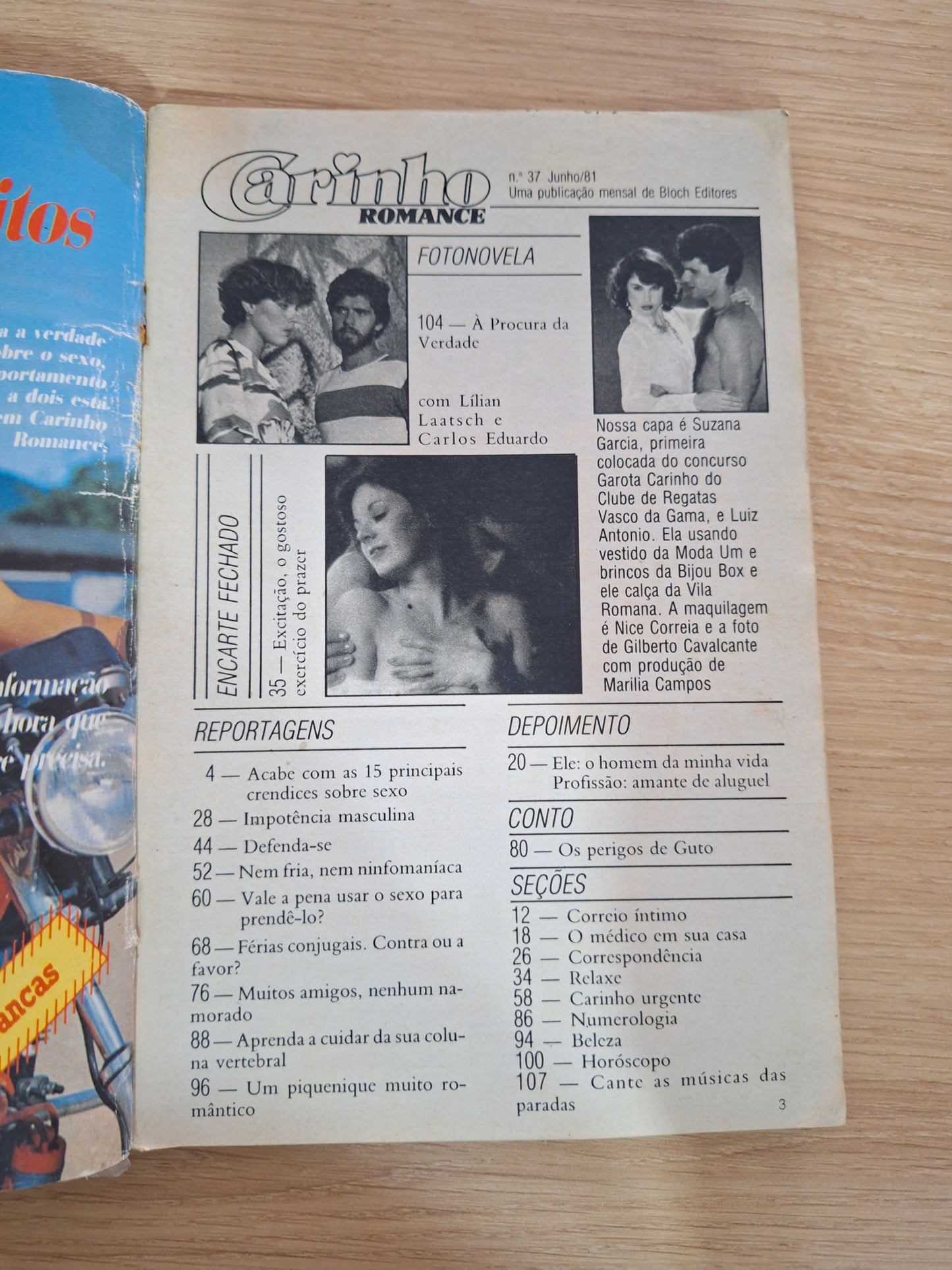 Revista Carinho Romance 37 (1981)