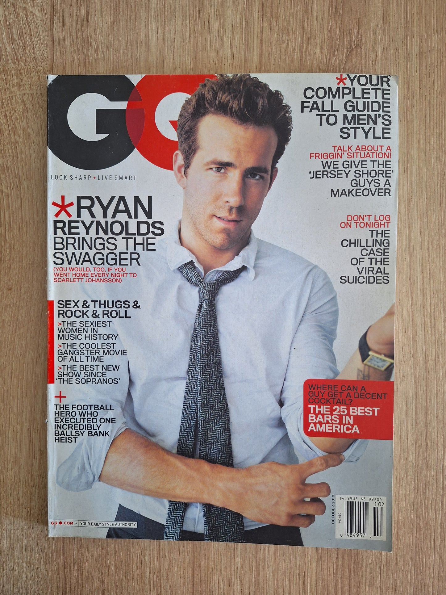 Revista GQ Ryan Reynolds