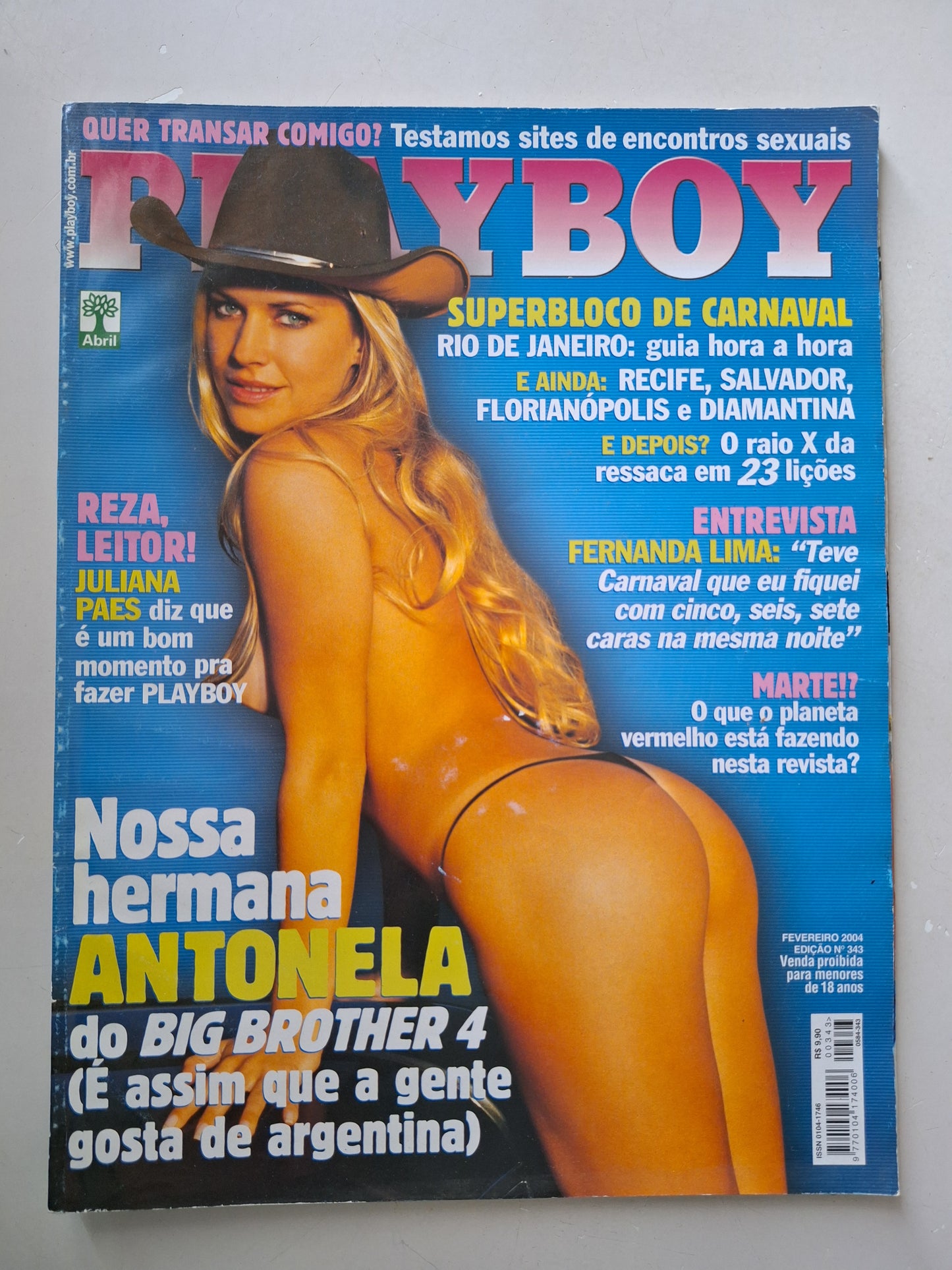 Revista Playboy N° 343 (2004)