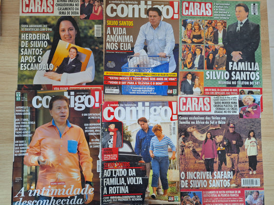 Silvio Santos - combo de capa+reportagem