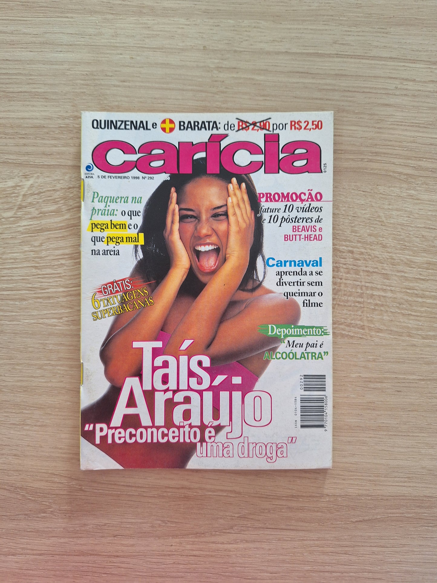 Revista Carícia N° 292 (1998)