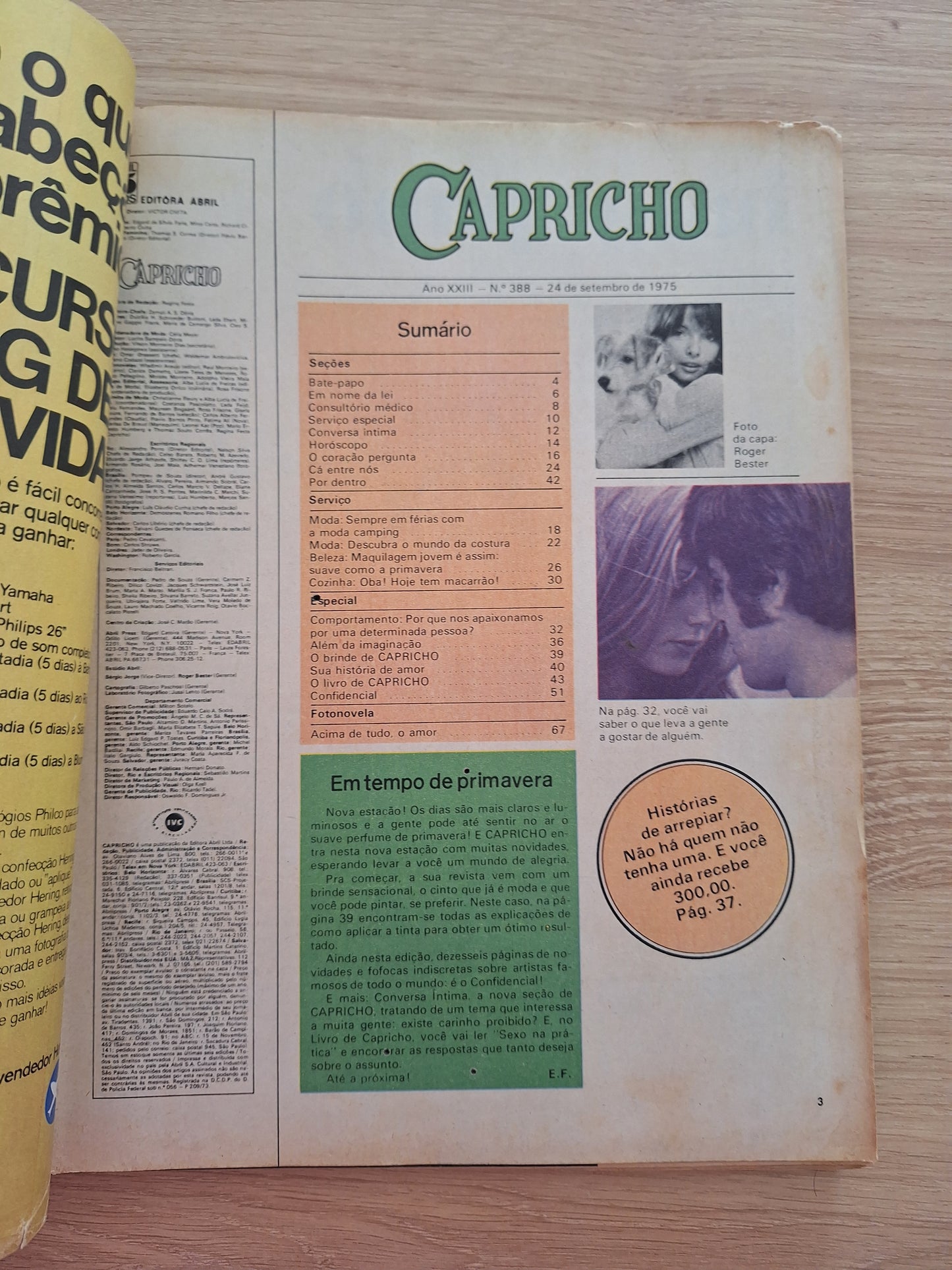 Revista Capricho 388 (1975)